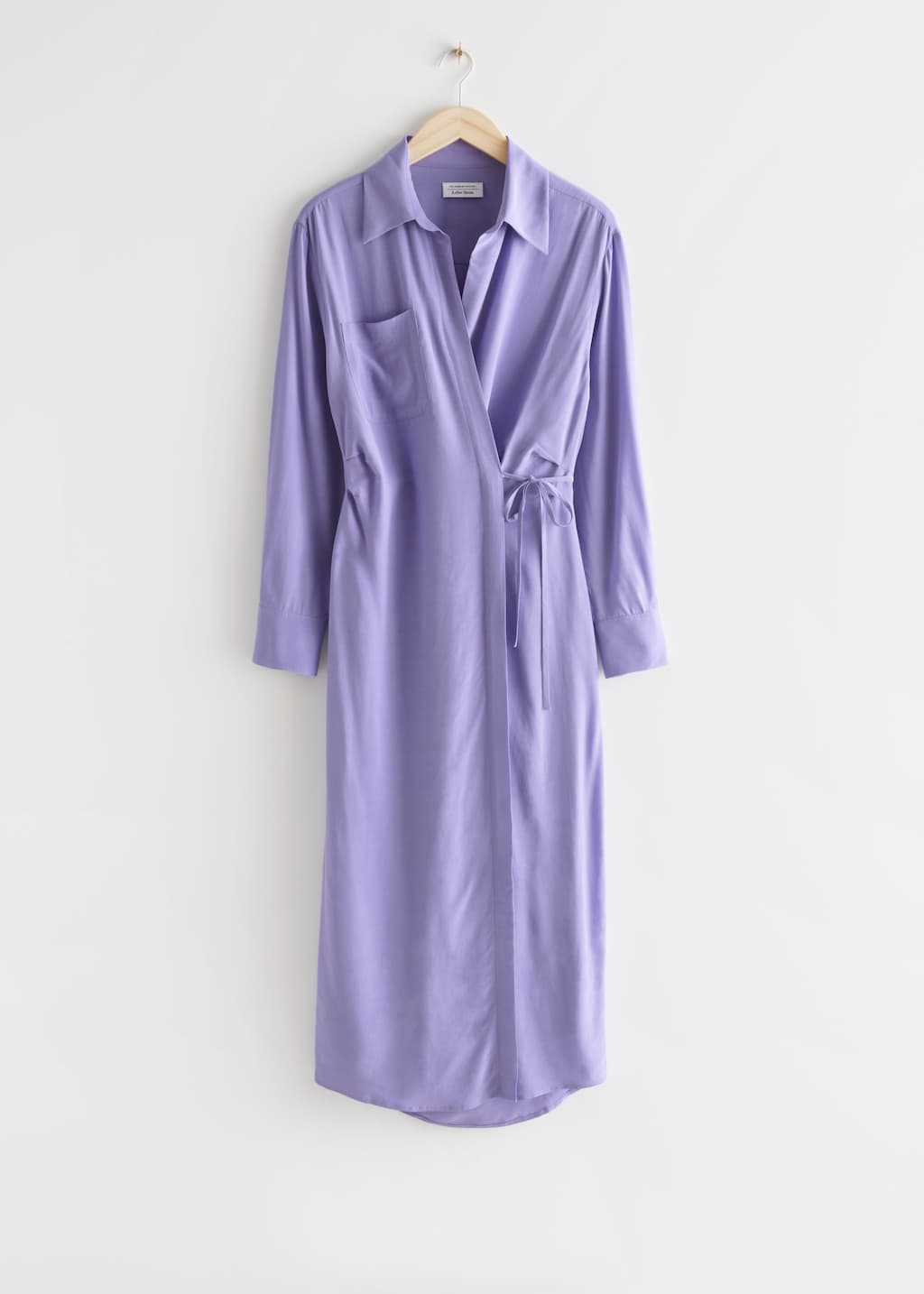 Asymmetric Midi Dress - Lilac - Bodegón