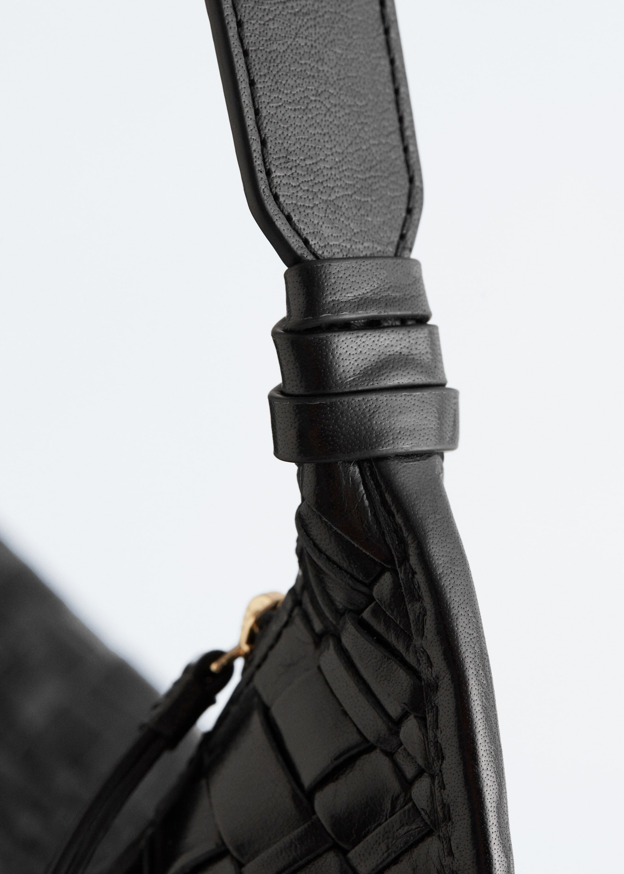 Größeres Bild ansehen: Tragetasche aus verwobenem Leder - Schwarz - Ladies | H&M DE 2