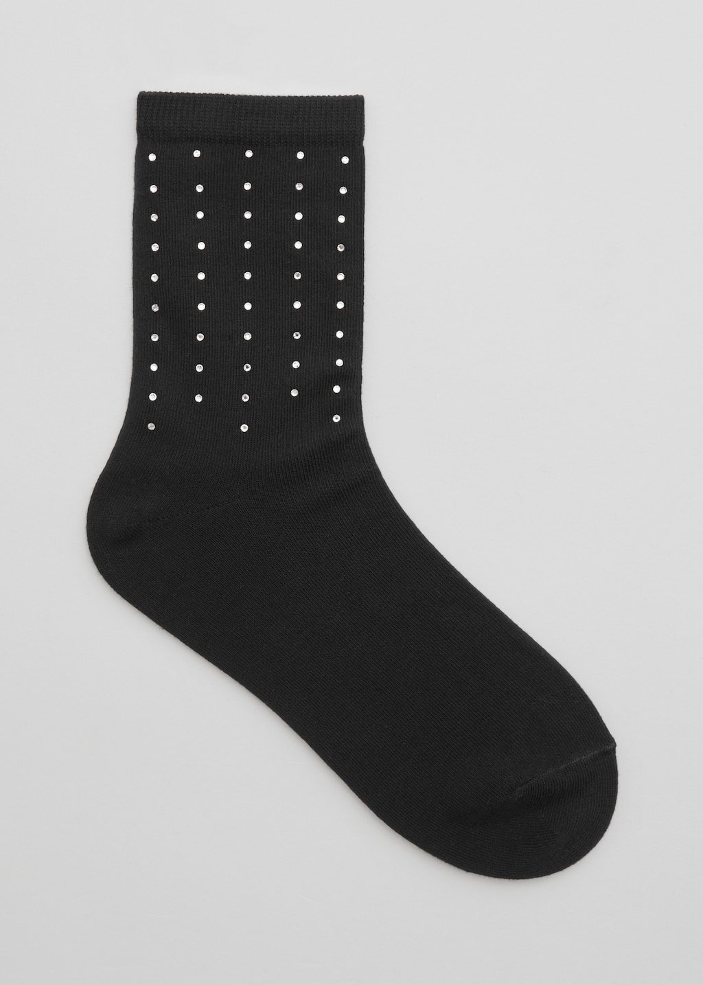 Rhinestone Socks - Black - Still Life