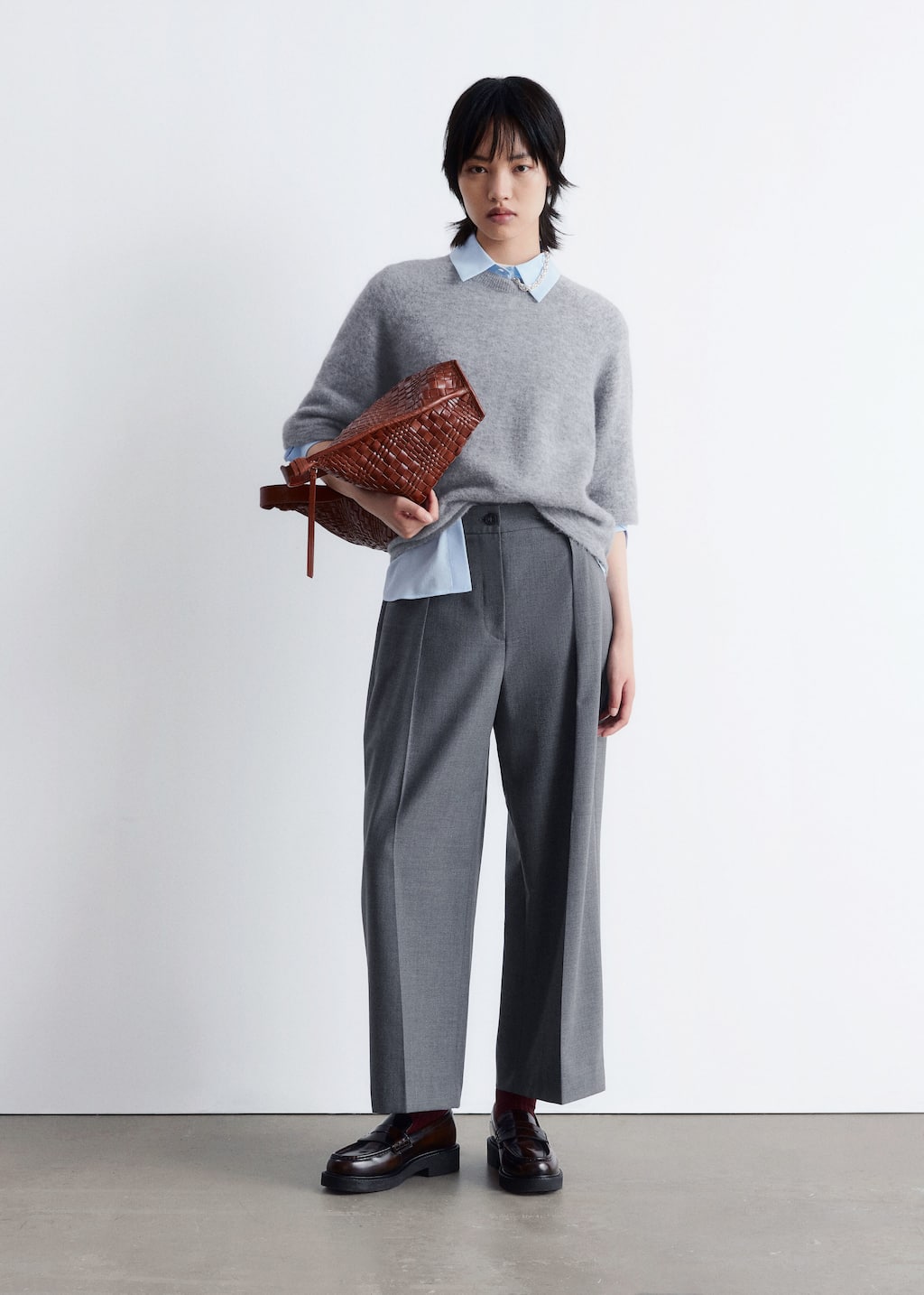 Image of Alpaca-Blend Knitted Top