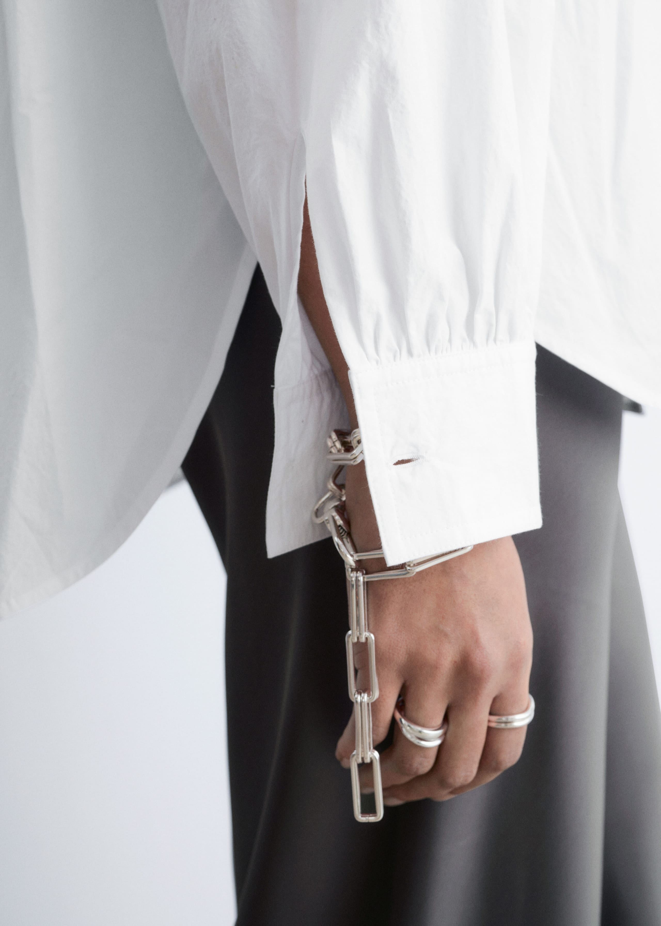 Image of Oversized Cotton Shirt