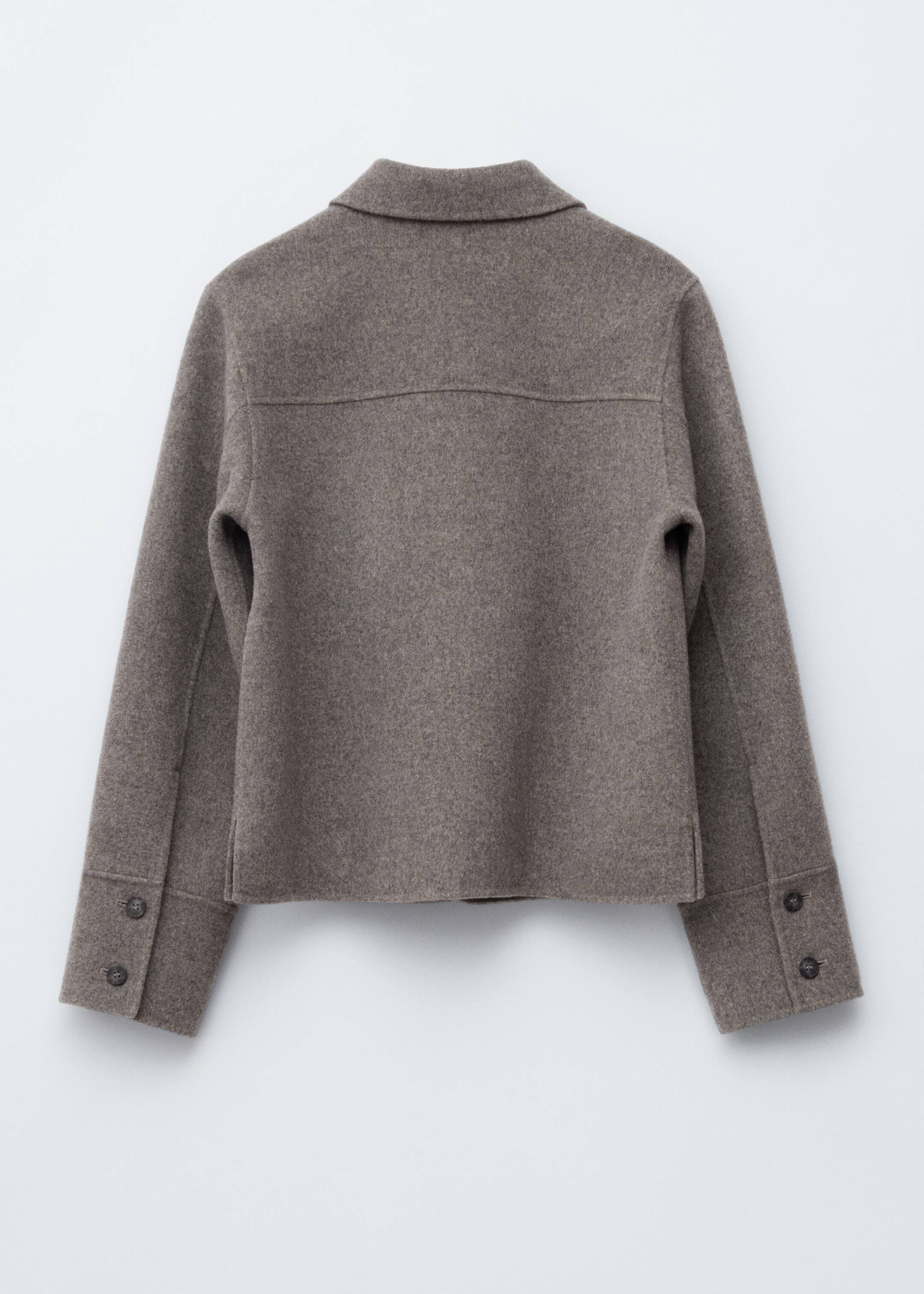 Ingrandisci l'immagine: Collared Wool Jacket - Grey - DONNA | H&M CH 7