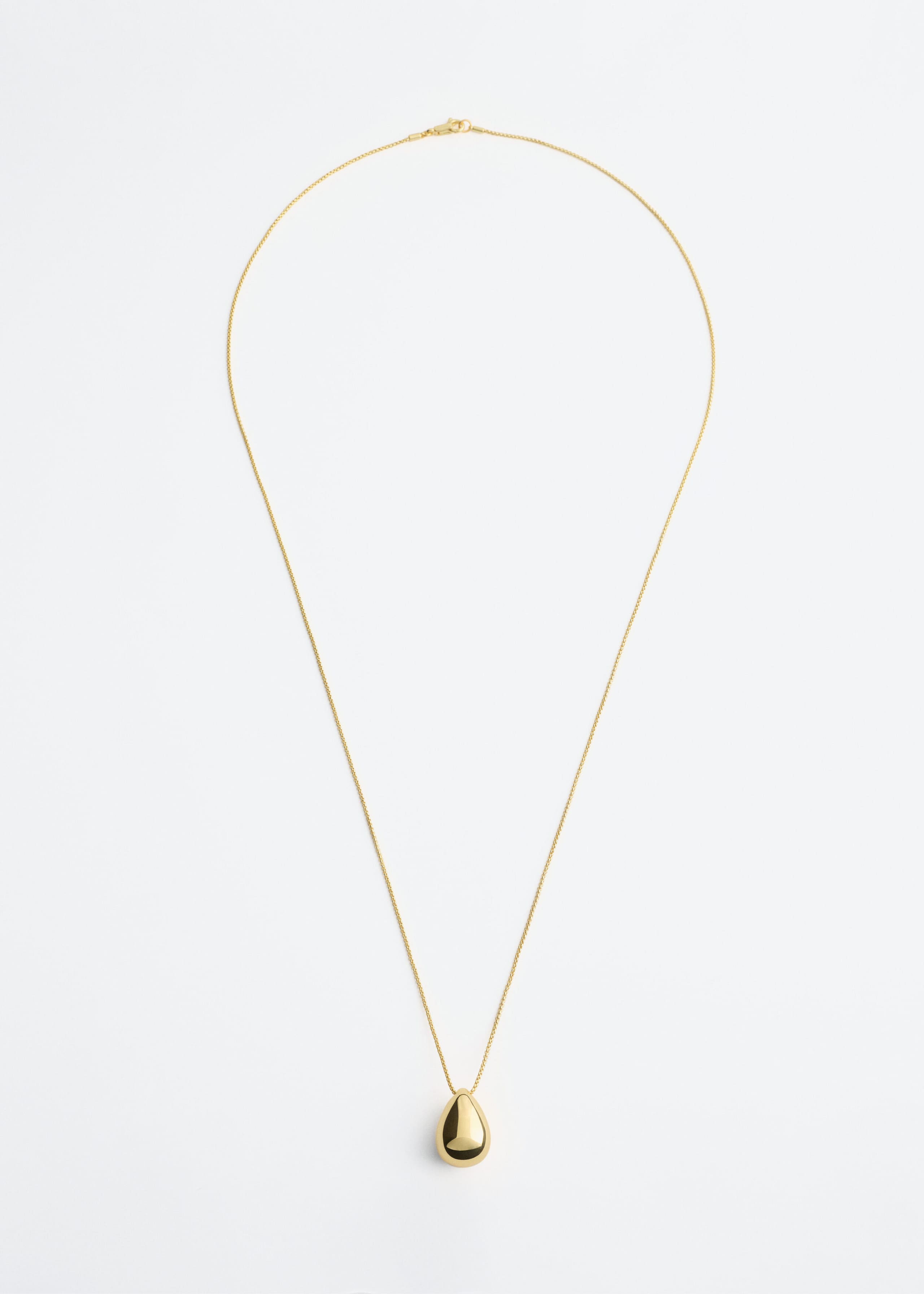 Drop Pendant Necklace - Gold - Still Life
