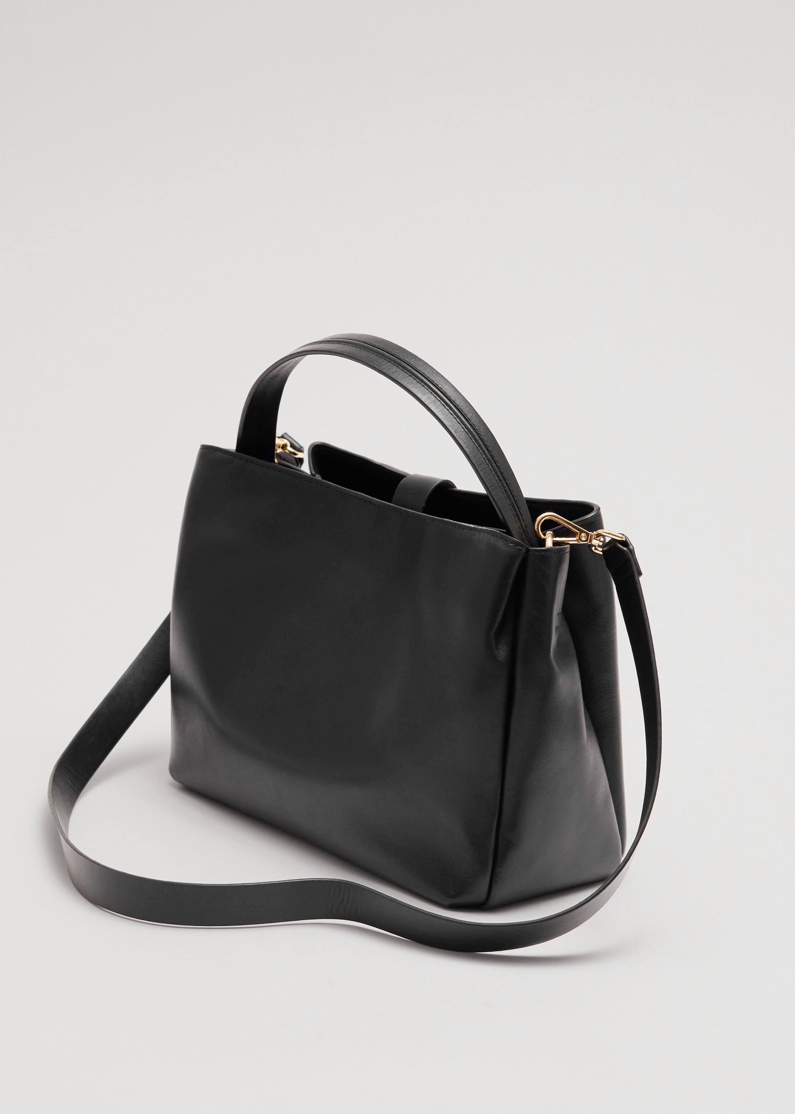 Skórzana torba worek z klamrą – Beżowy – Martwa natura