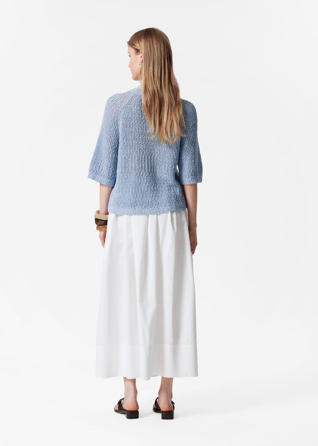 Image of Knitted Silk-Blend t-shirt