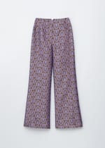 Purple/Brown Jacquard