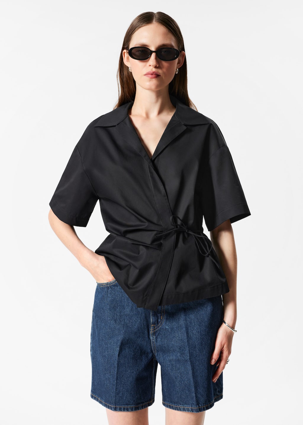 Image of Camicia a portafoglio a maniche corte