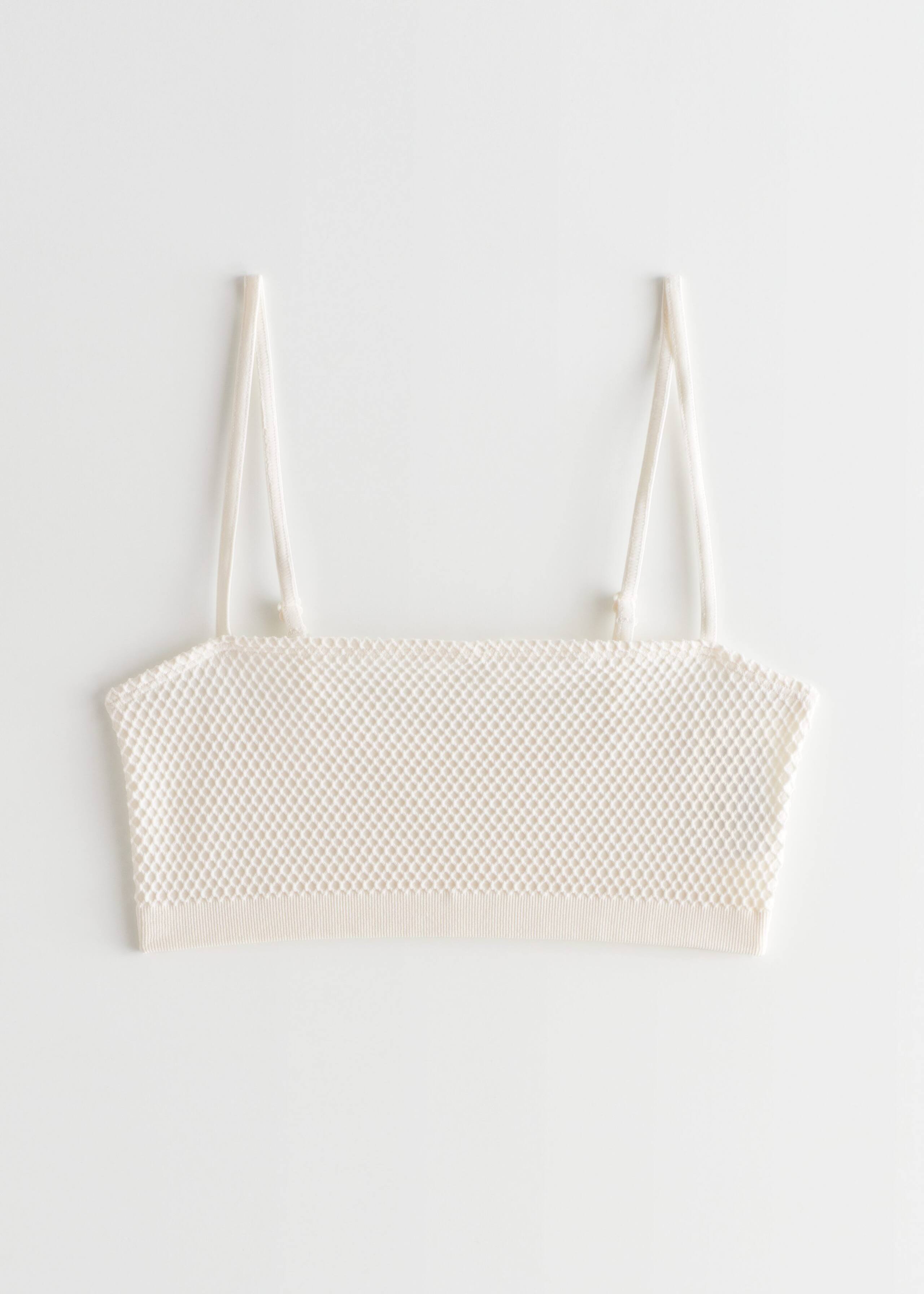 Seamless Bandeau Bra - White - Natura morta