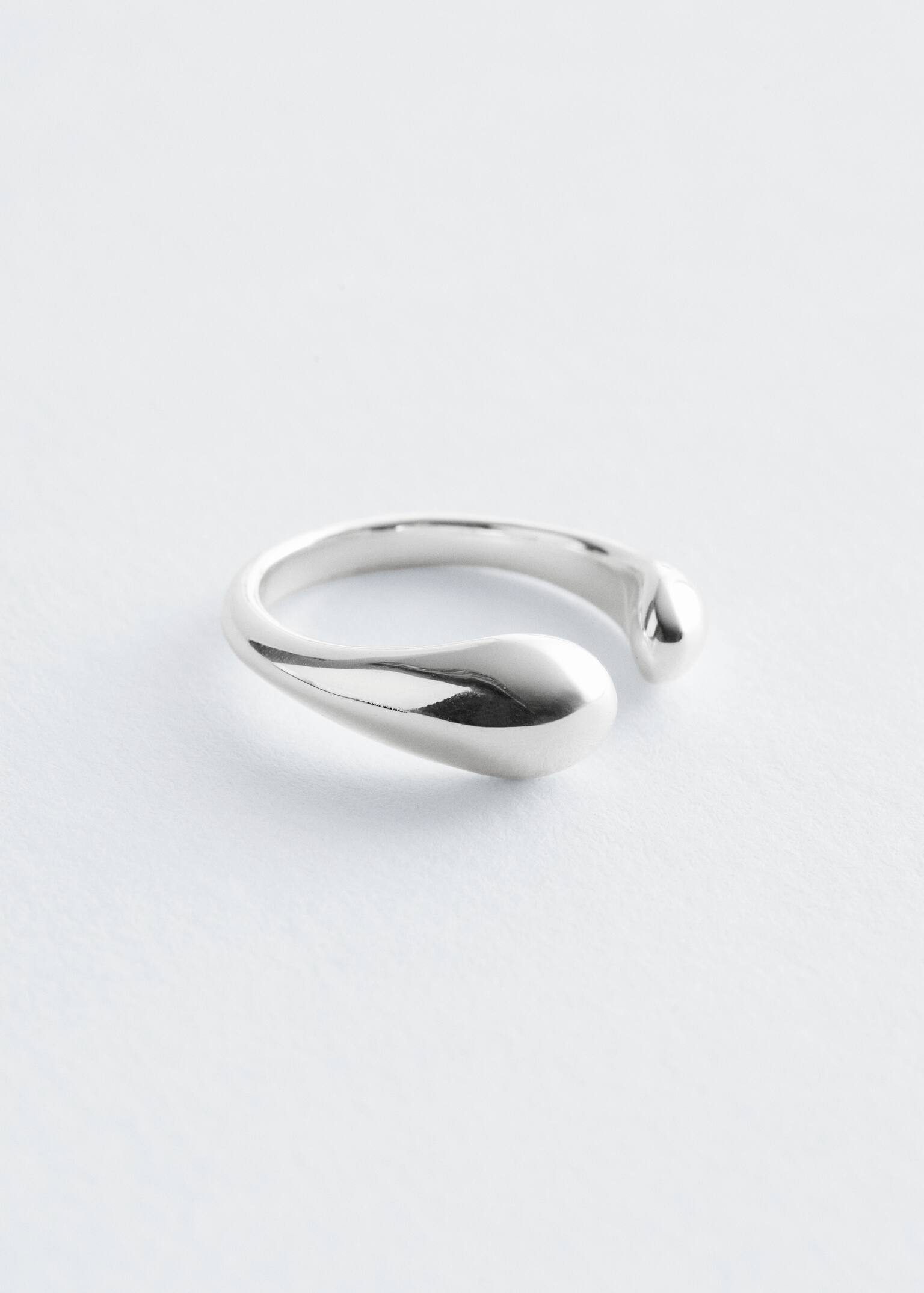Anello aperto minimal - Argento