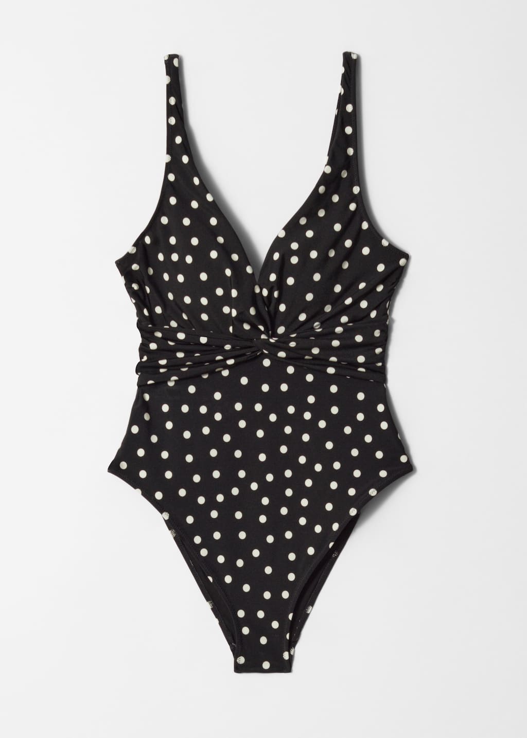 Traje de baño con detalle retorcido - Negro - Bodegón