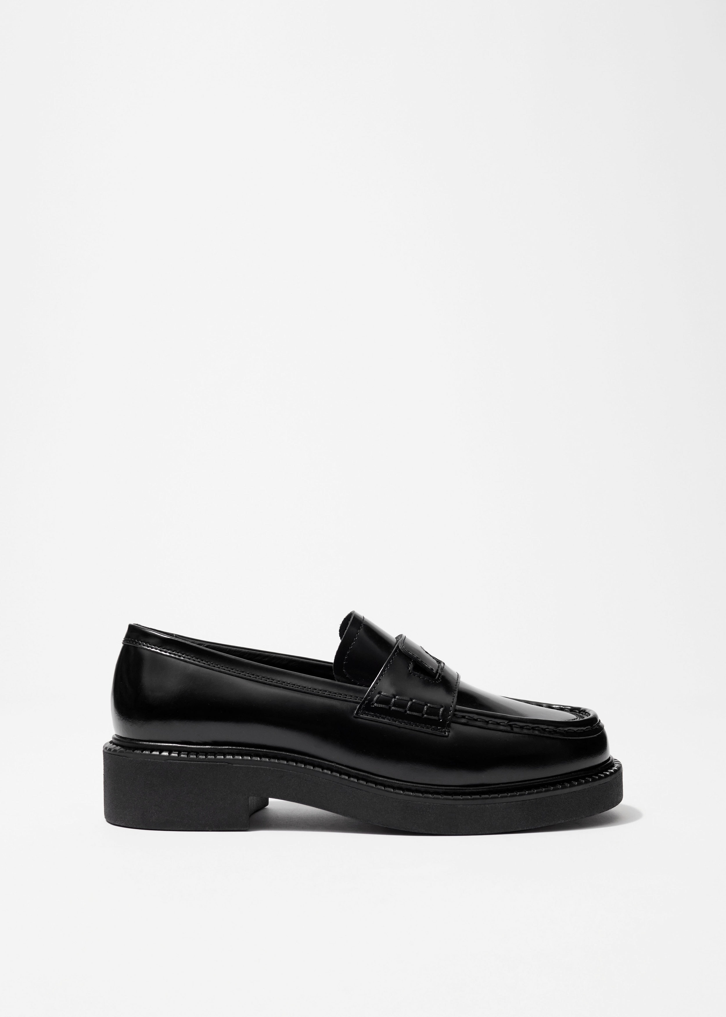 & other stories フラットシューズ　23-23.5cm Classic Leather Loafers - Leopard - Shoes - & Other Stories DE