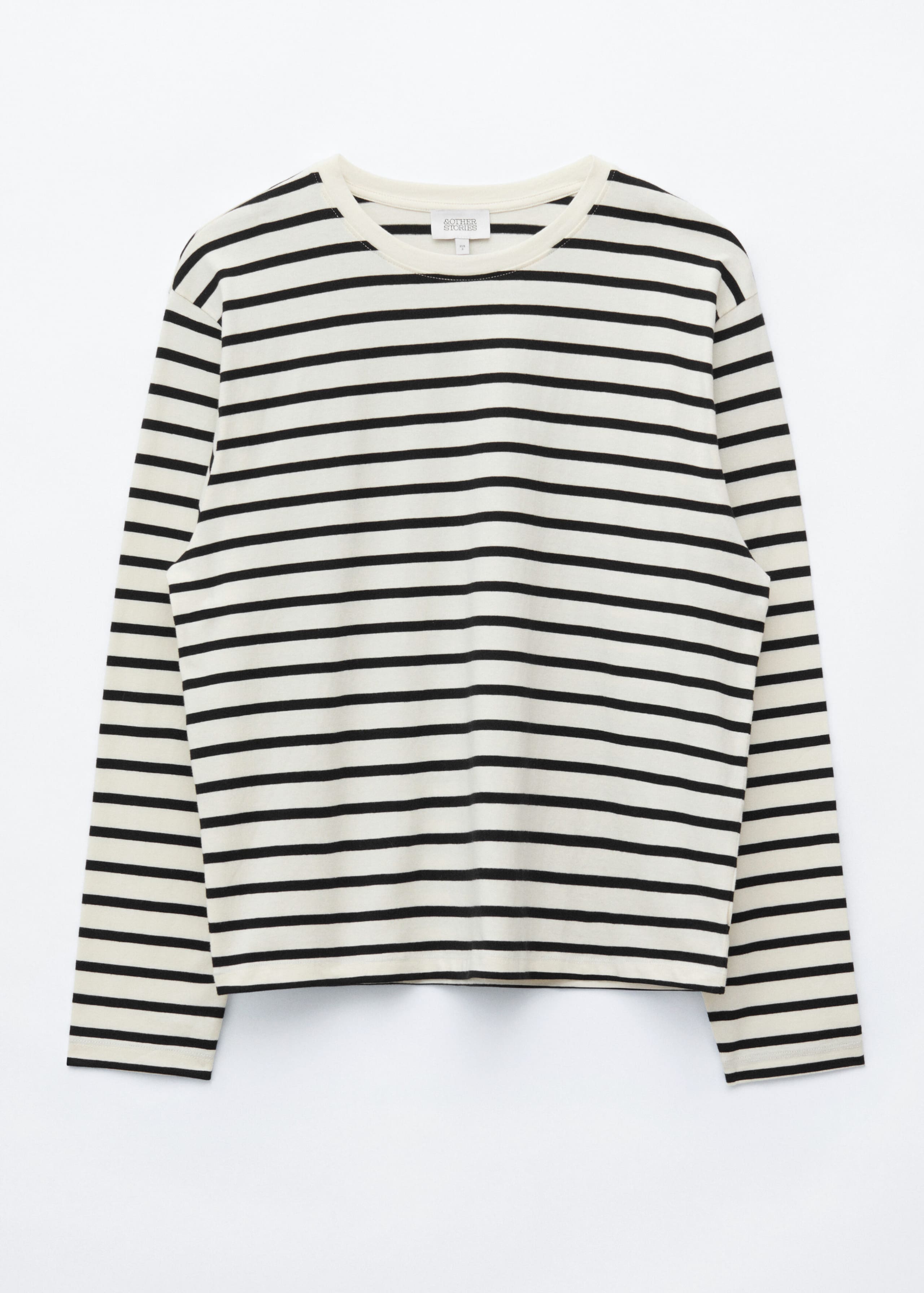 Cotton Jersey Top - Off White/Stripes - Still Life