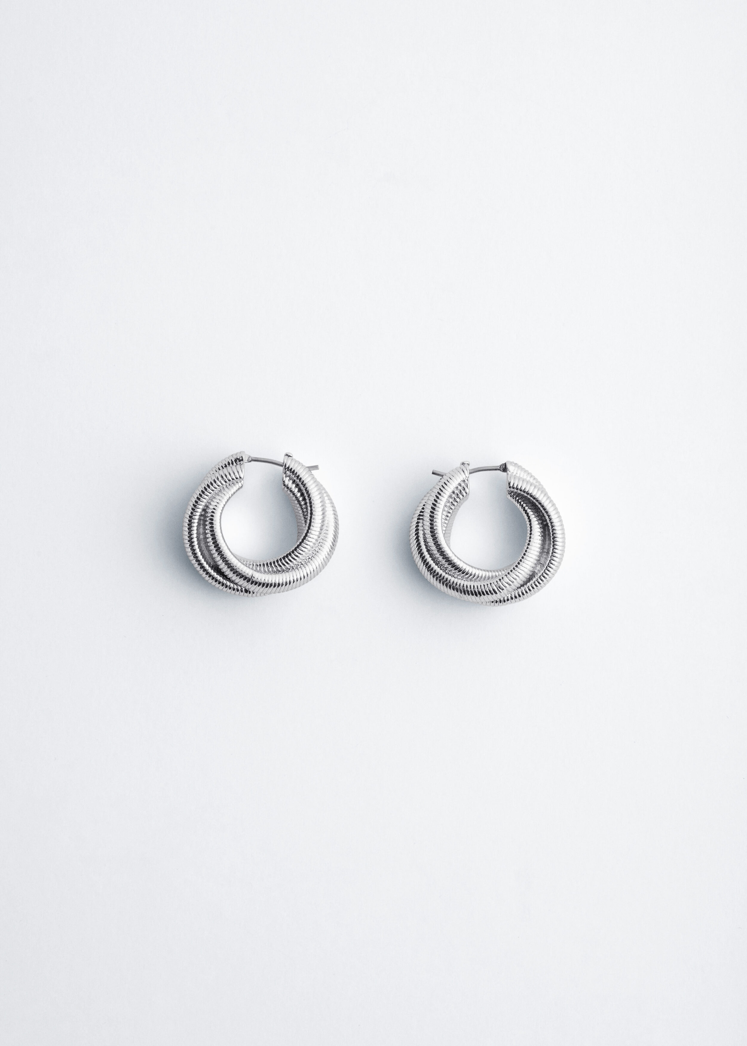Plated Brass Twisted Hoops by & Other Stories