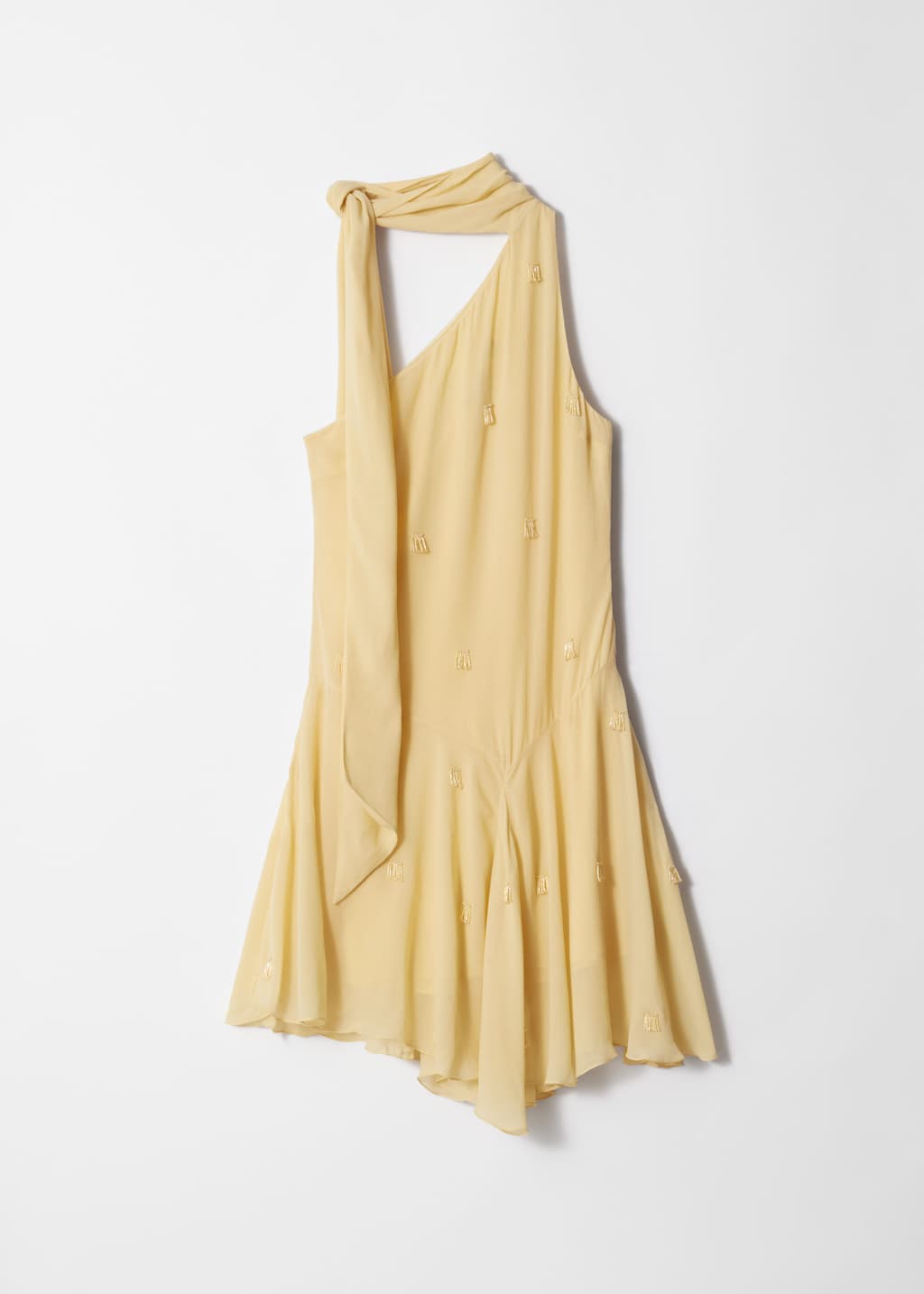 Image of Robe courte asymétrique
