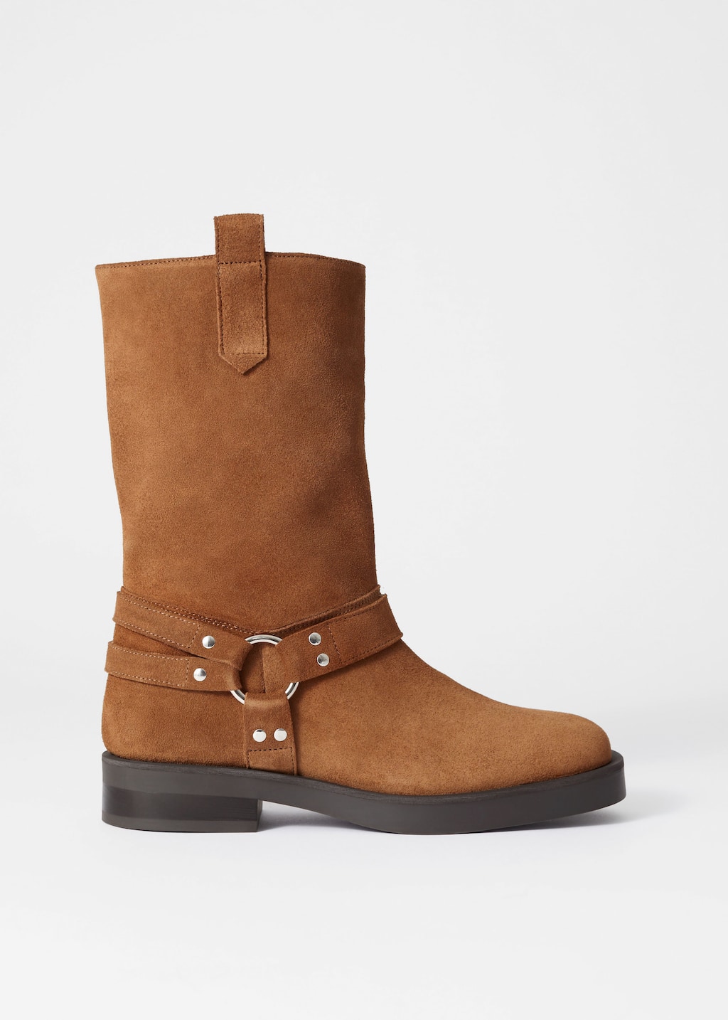 Image of Botas moteras de ante