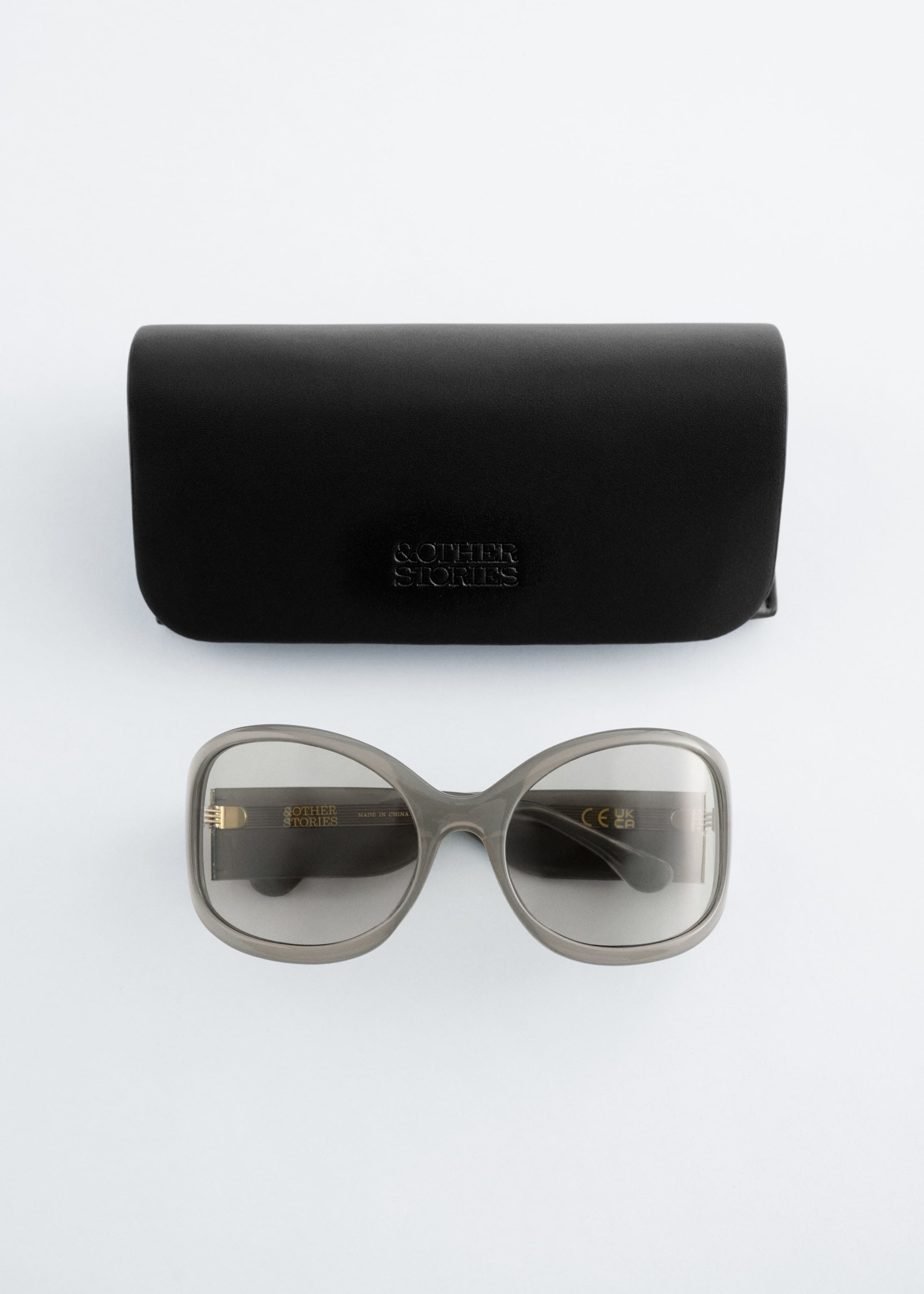 Oversized Oval Frame Sunglasses - Dusty Pink - Still Life