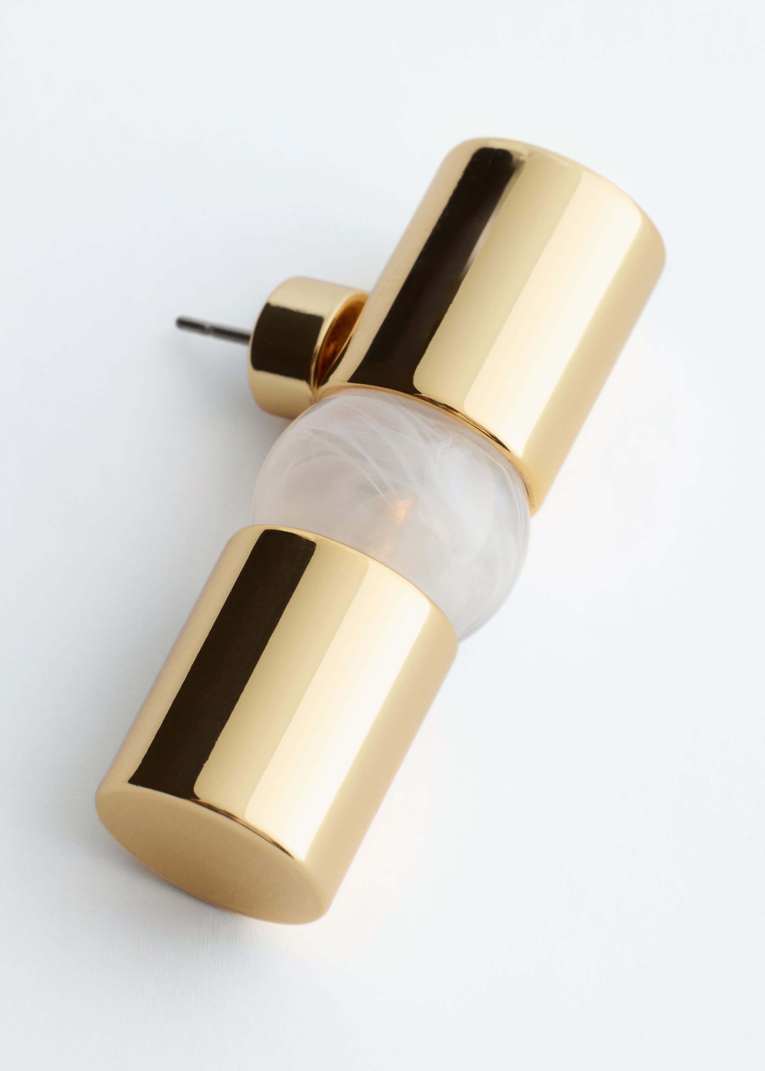 Bar Stud Earrings - Gold - Still Life