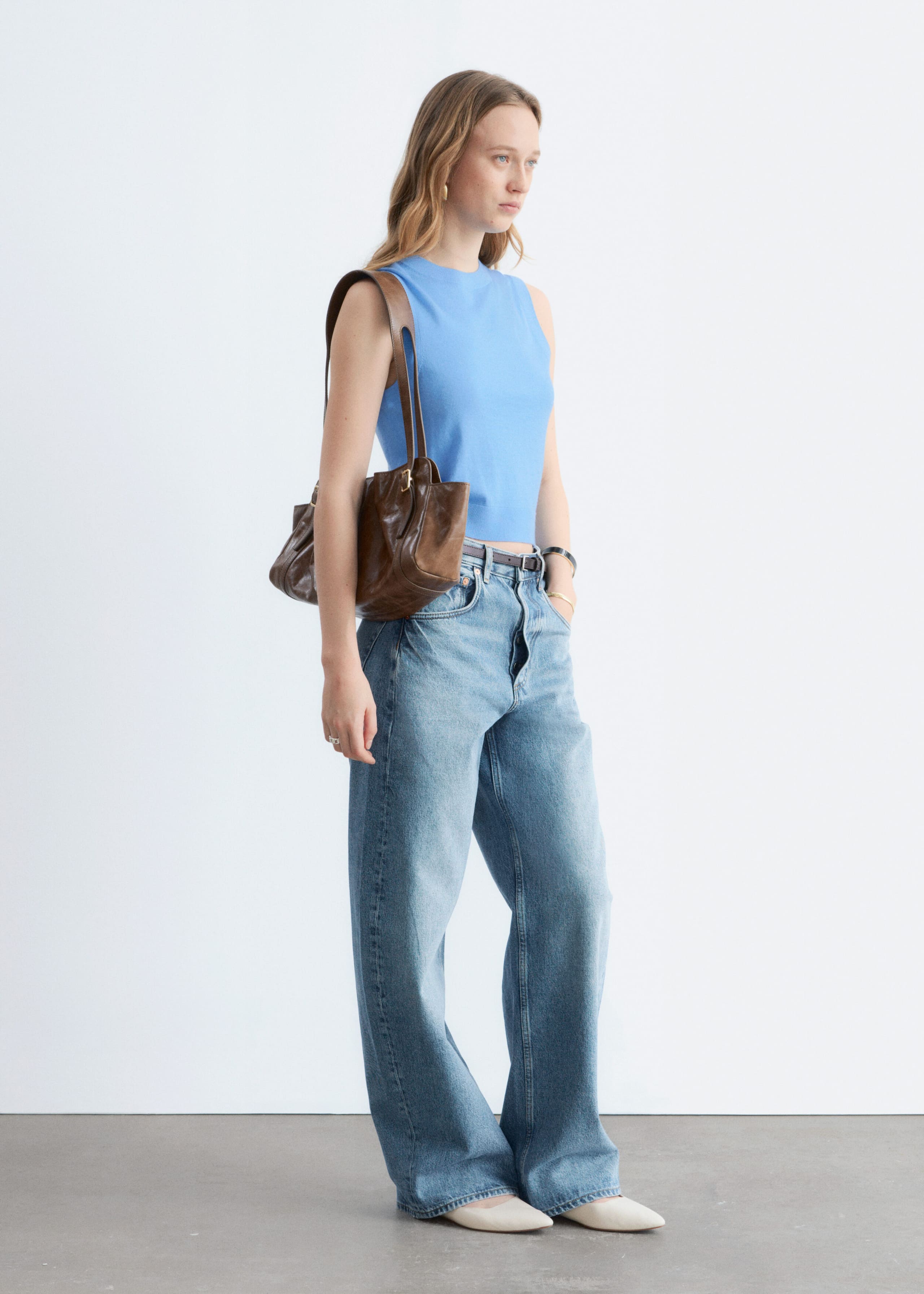 Maglione Donna O-Collo In Morbido Tessuto (Poliestere/Acrilico) - Colore Pieno, Vestibilità Slim, Manica Lunga, Taglia L, Ideale Per L'Inverno