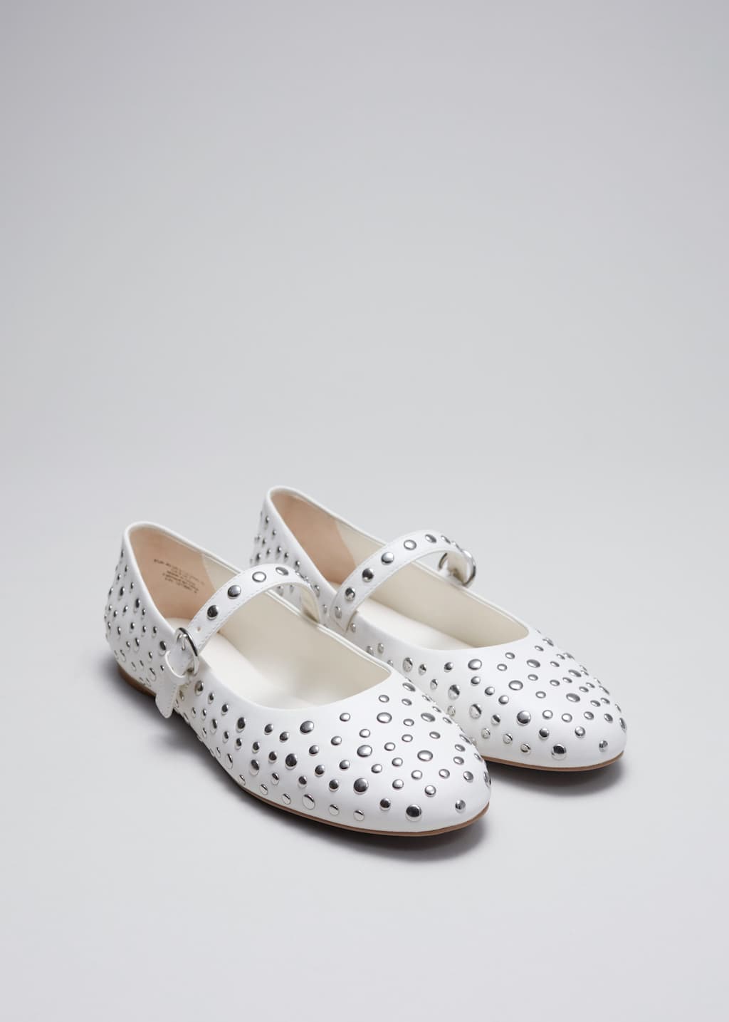 Image of Ballerines en cuir clouté