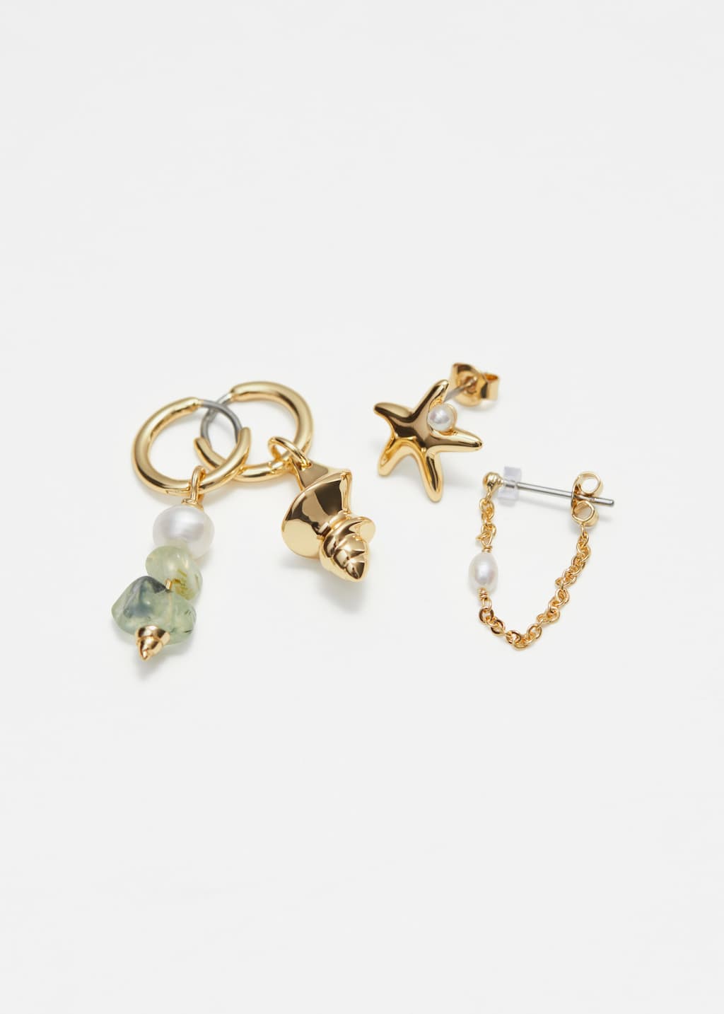 Set di orecchini con perle d'acqua dolce