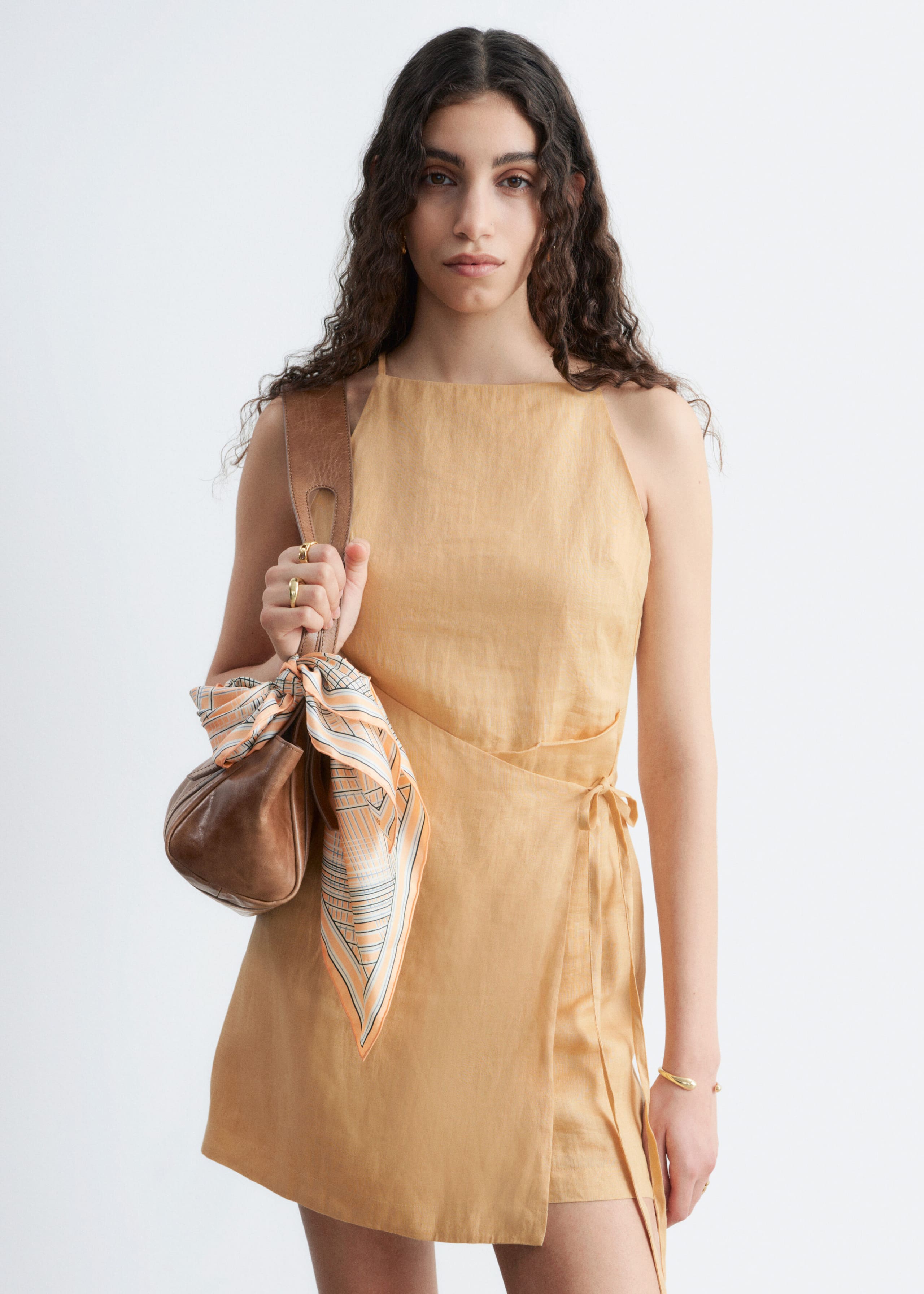 Image of Linen Mini Dress