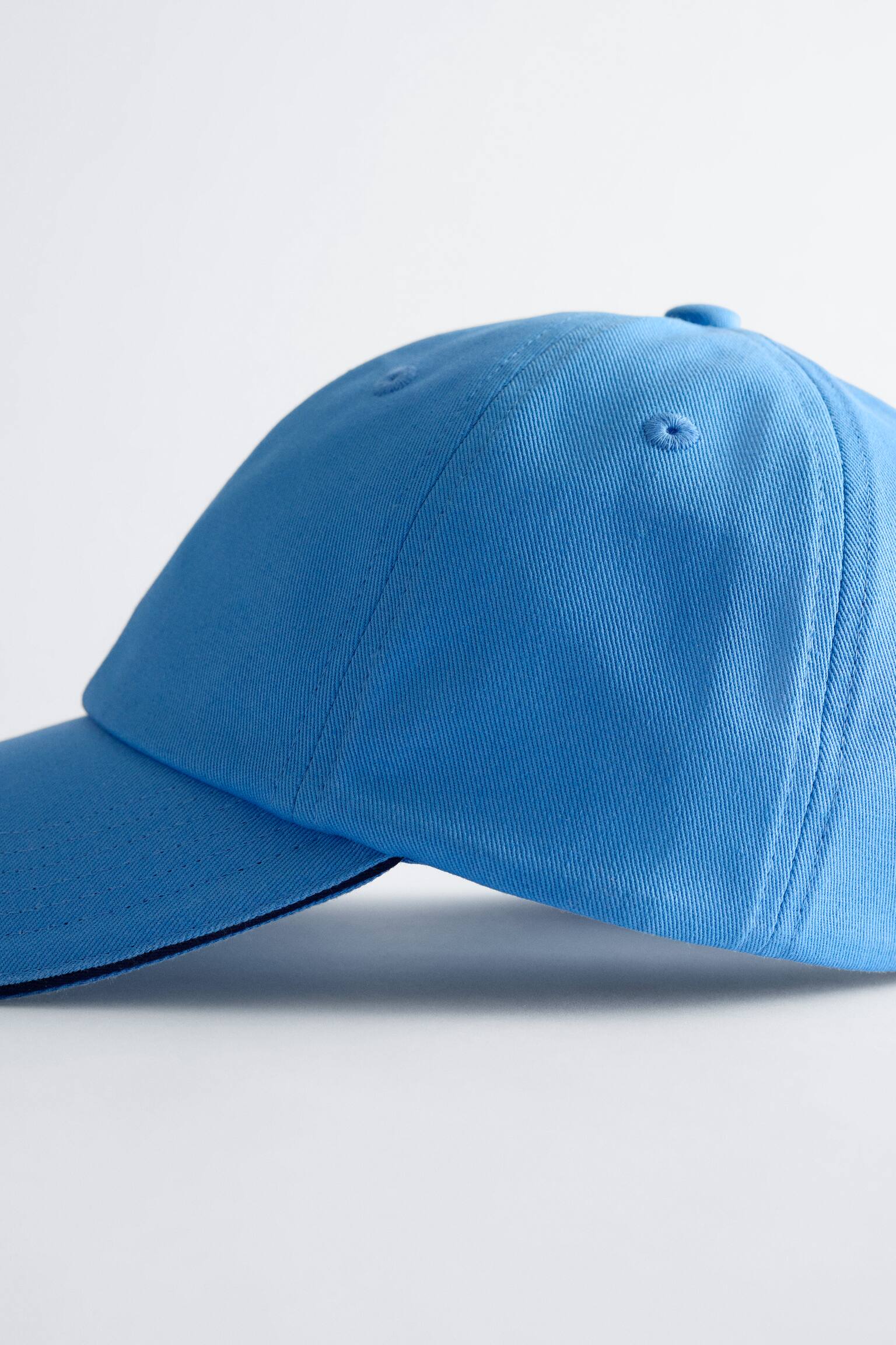 כובע בייסבול עשוי טוויל-כותנה - תכלת - 4