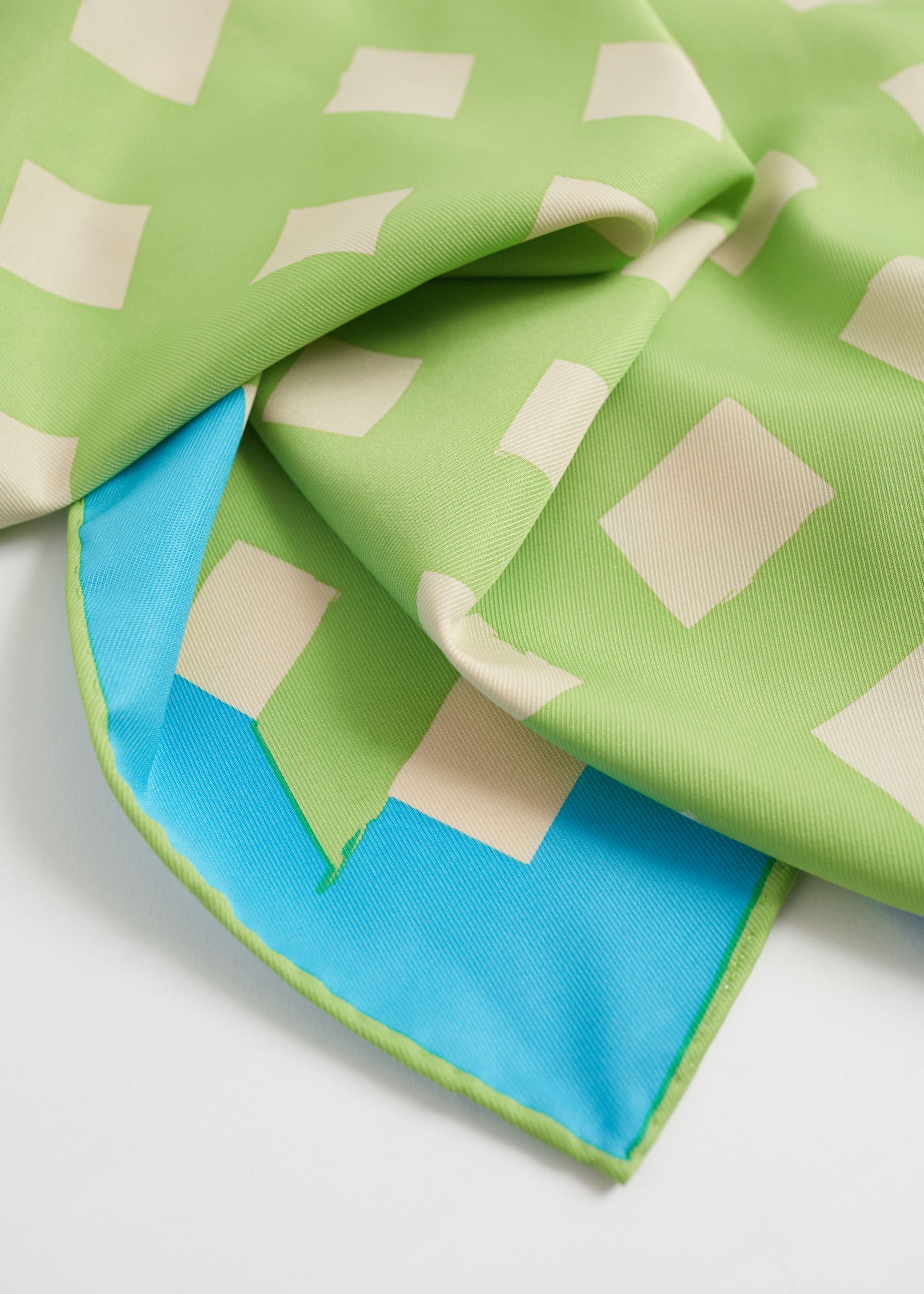 Brush Strokes Square Scarf - {{variantName}} - Descriptive Detail