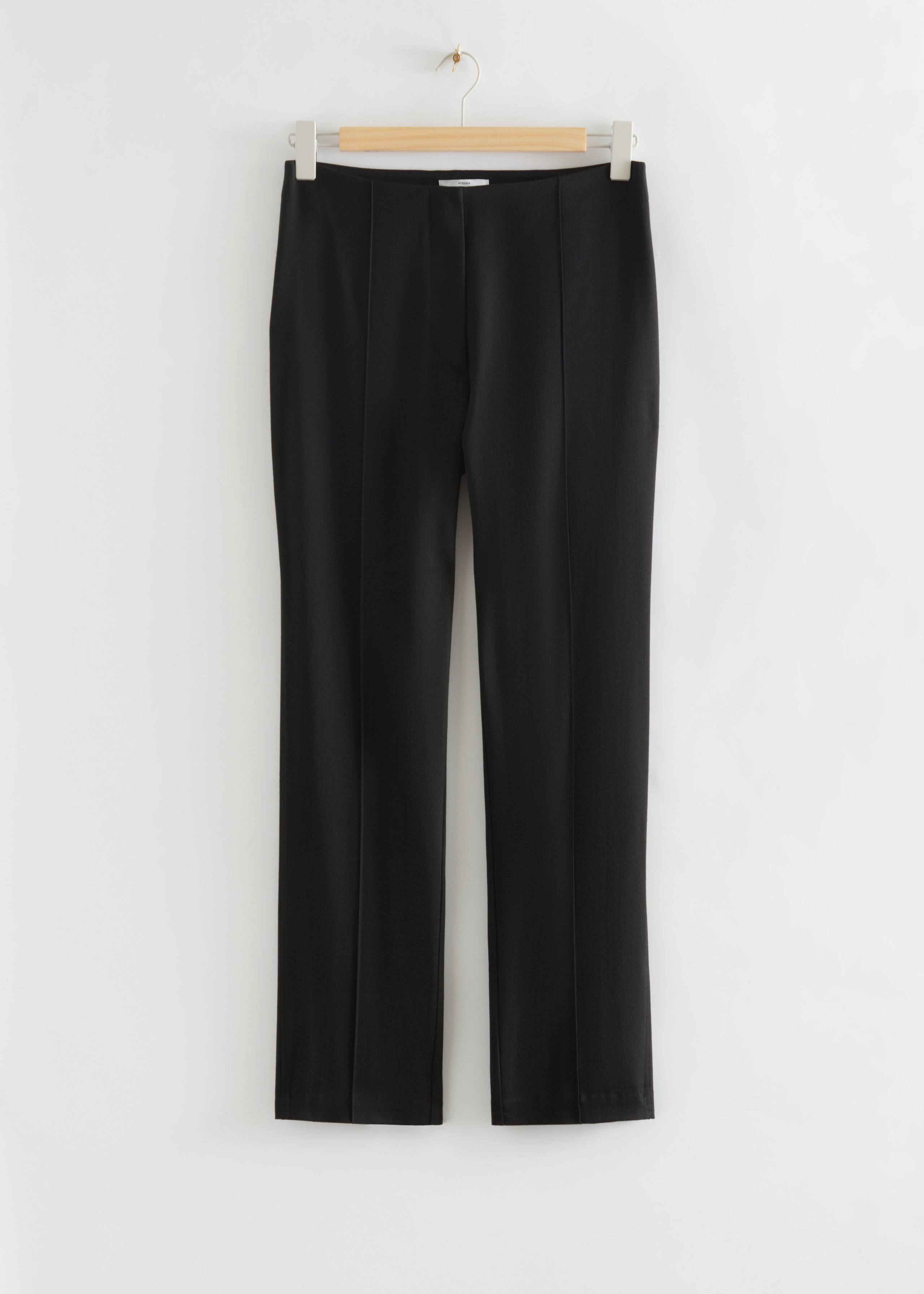 SlimFitTailoredTrousers - Black - Bodegón