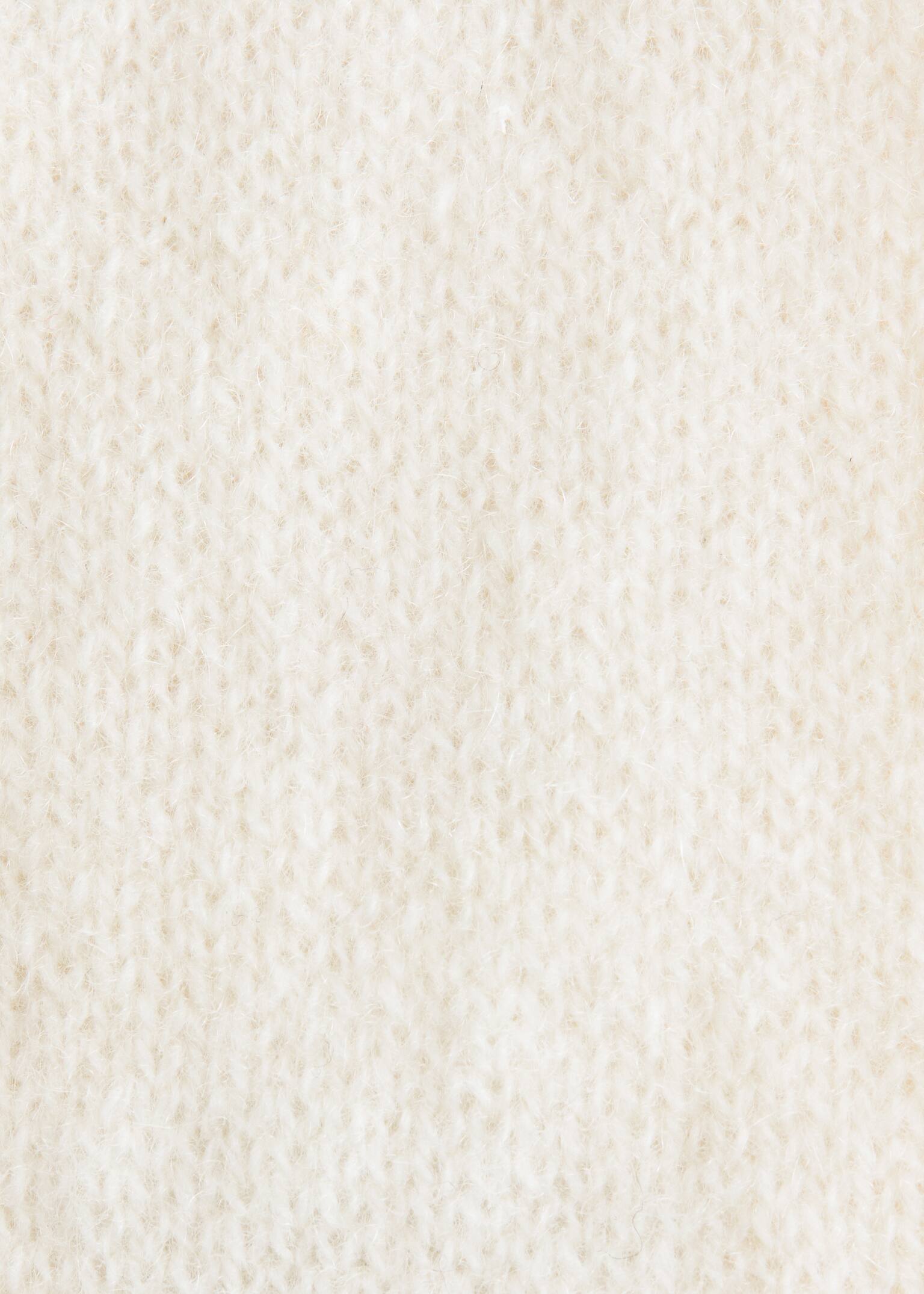 Cashmere Headband - Alb prăfuit/Negru - 3