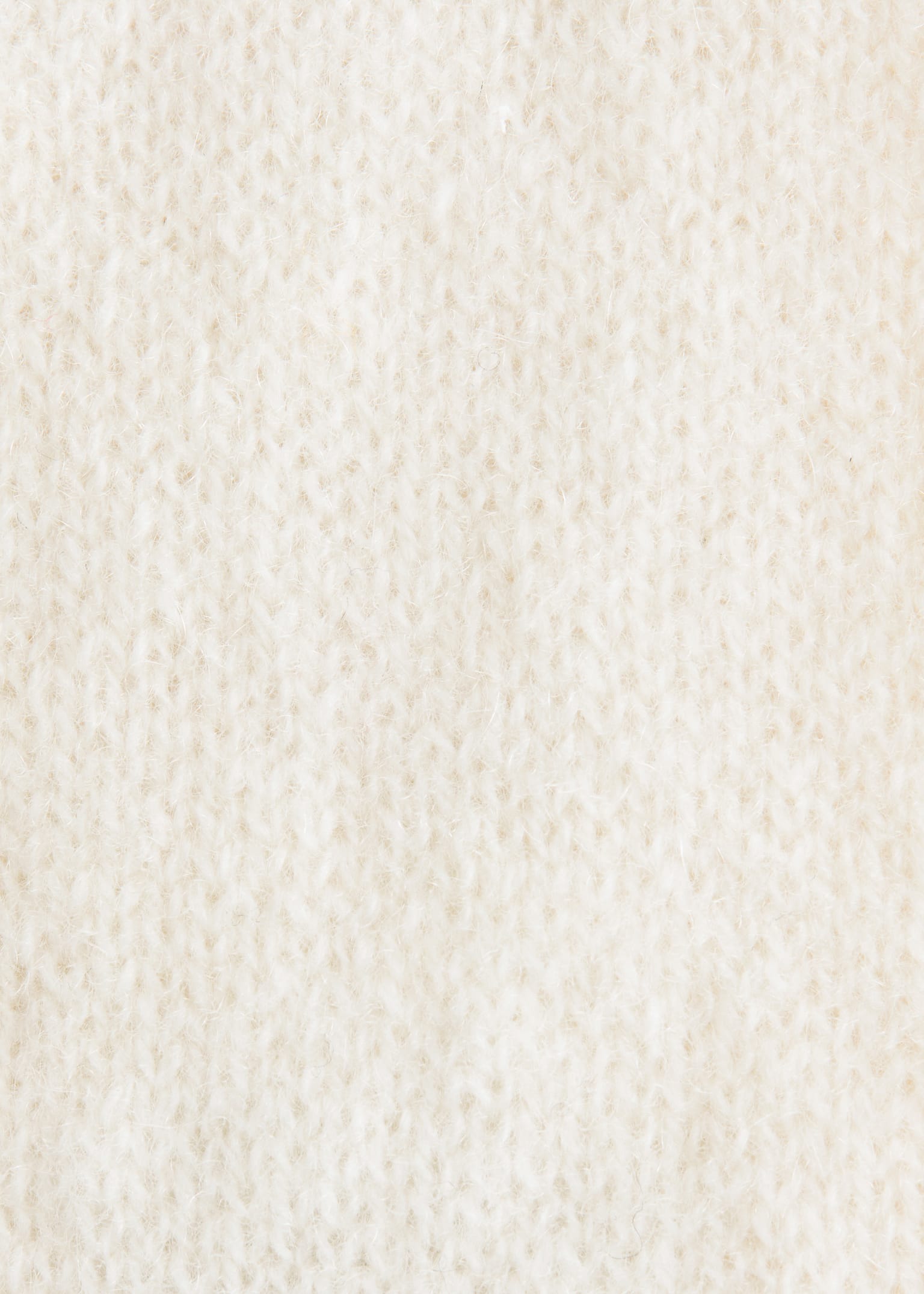 Cashmere Headband - Bianco polvere/Nero - 2