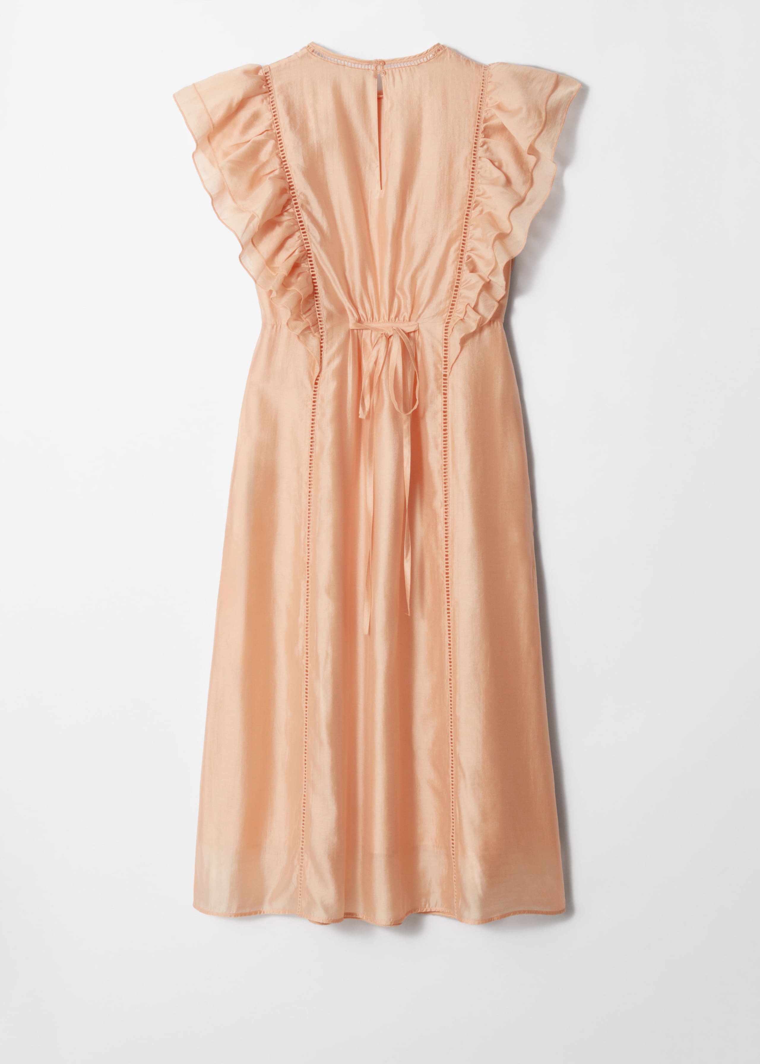 Frill Midi Dress - Blue Floral - Still Life