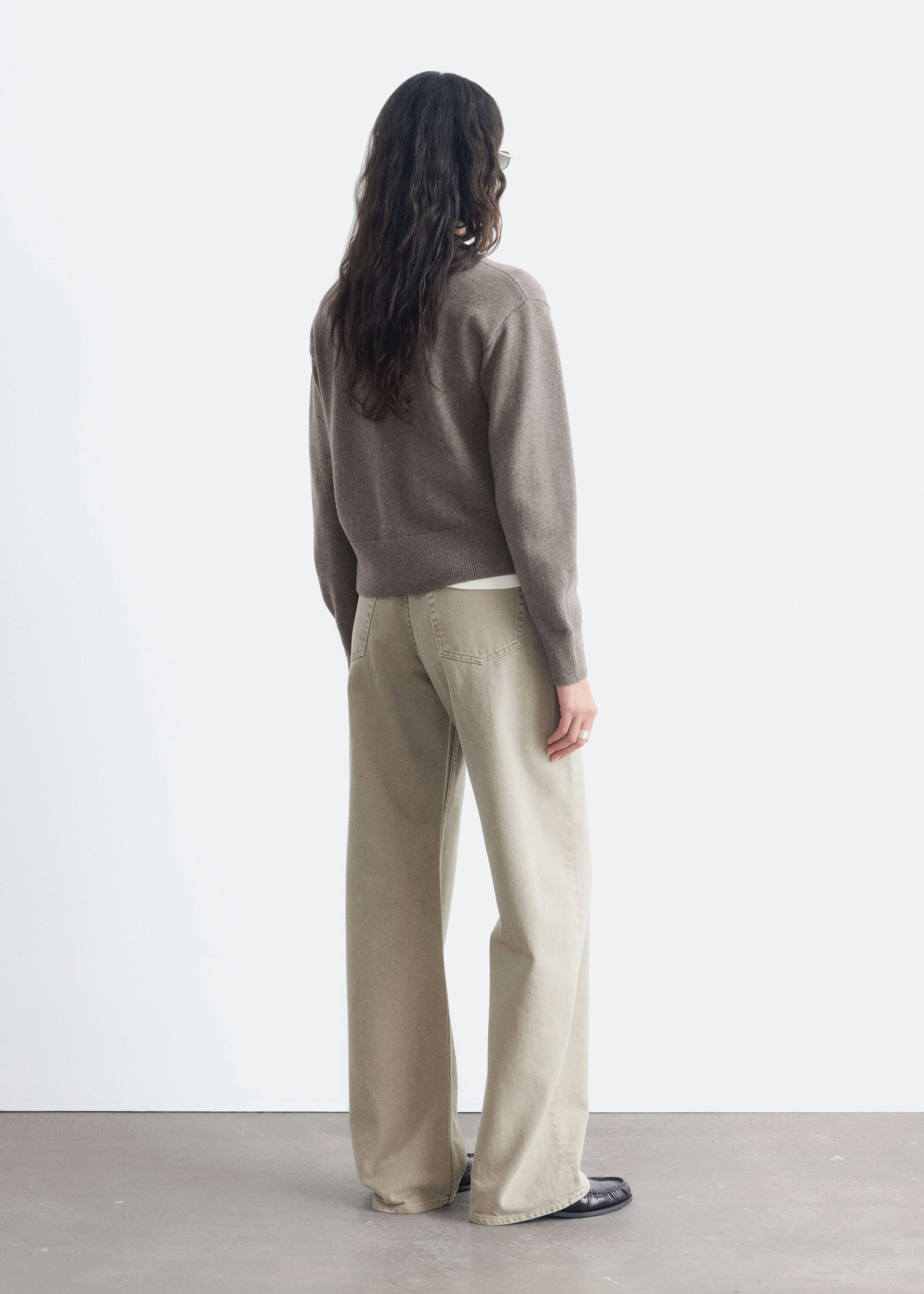 Thin-Knit Cardigan - Mole - Lookbook