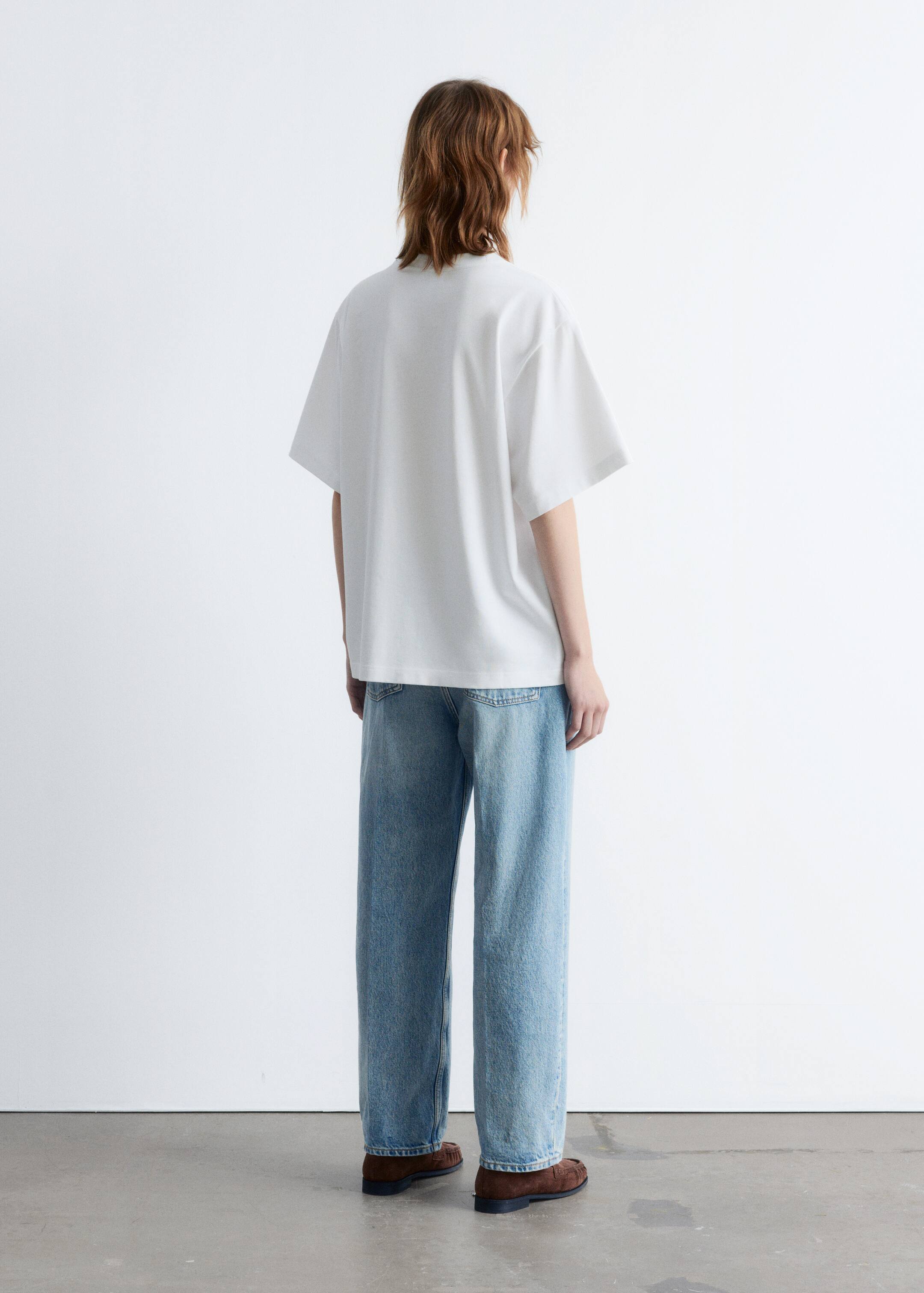 Ver imagem maior: T-Shirt com estampado oversized - Estampado branco - SENHORA | H&M PT 4