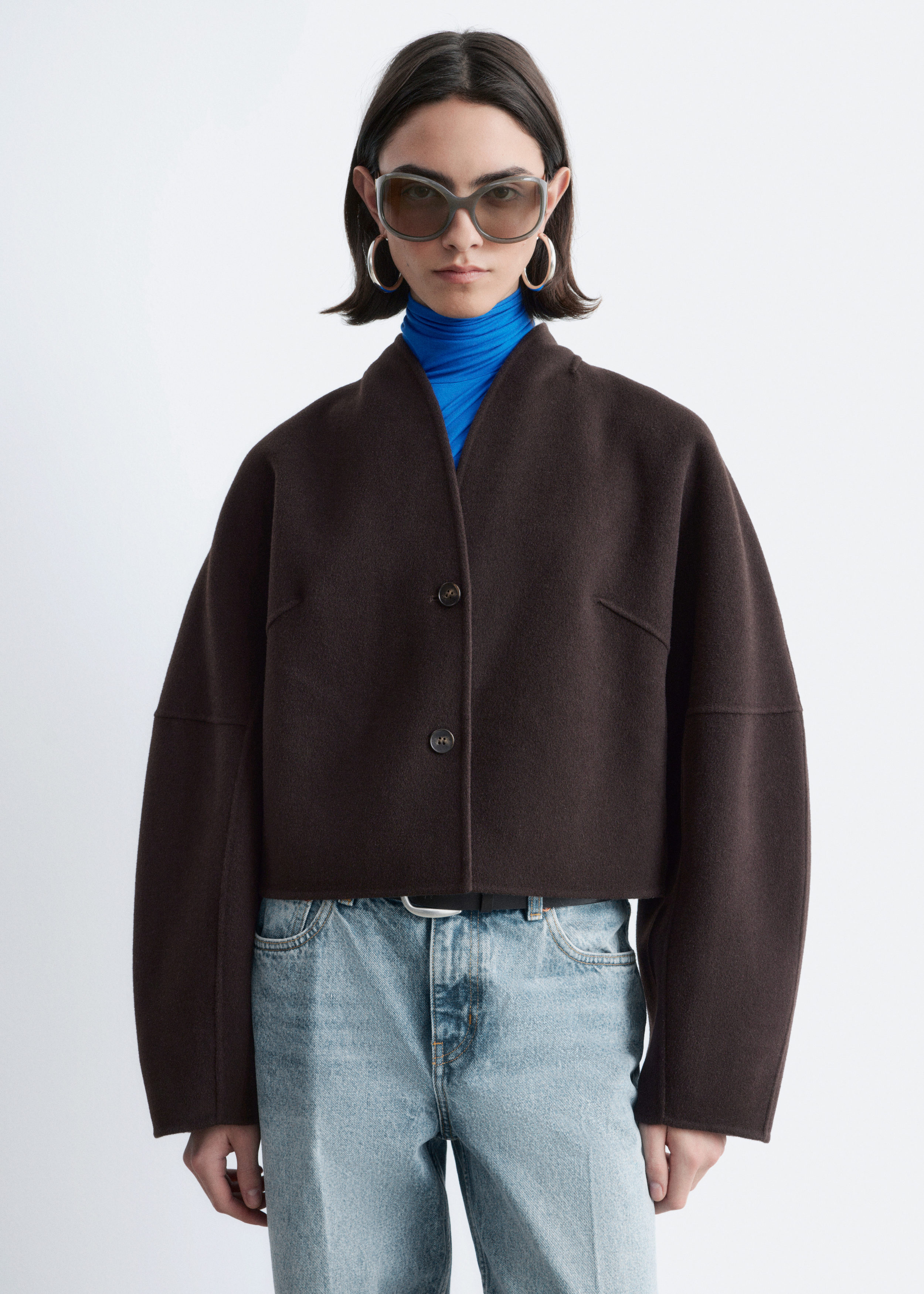 Wool Doublé Jacket - Brown - Jackets - & Other Stories US