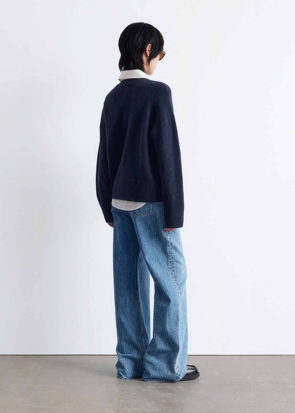 Image of Locker geschnittener Strickpullover