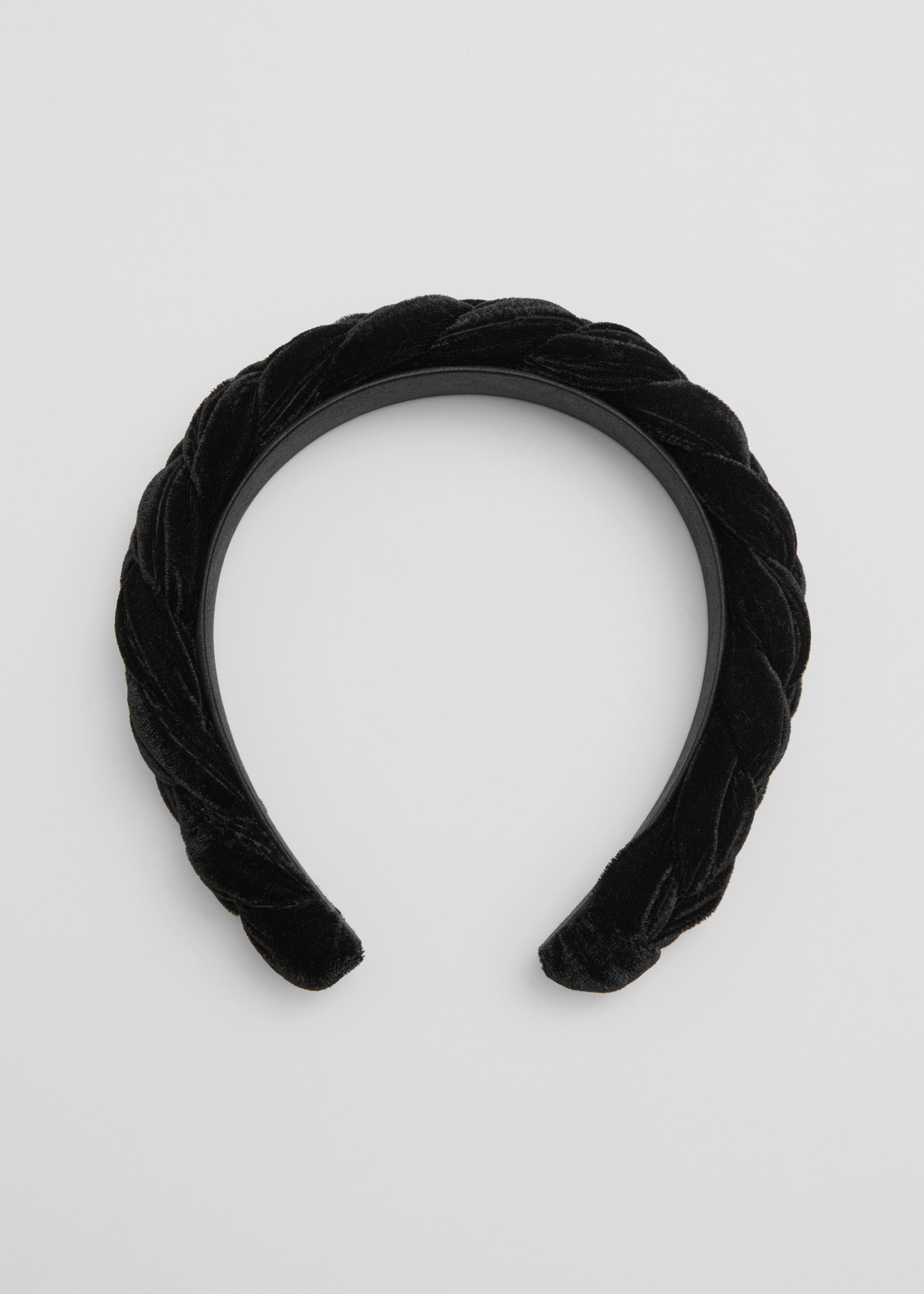 Diadema Alice de terciopelo - Negro - Bodegón