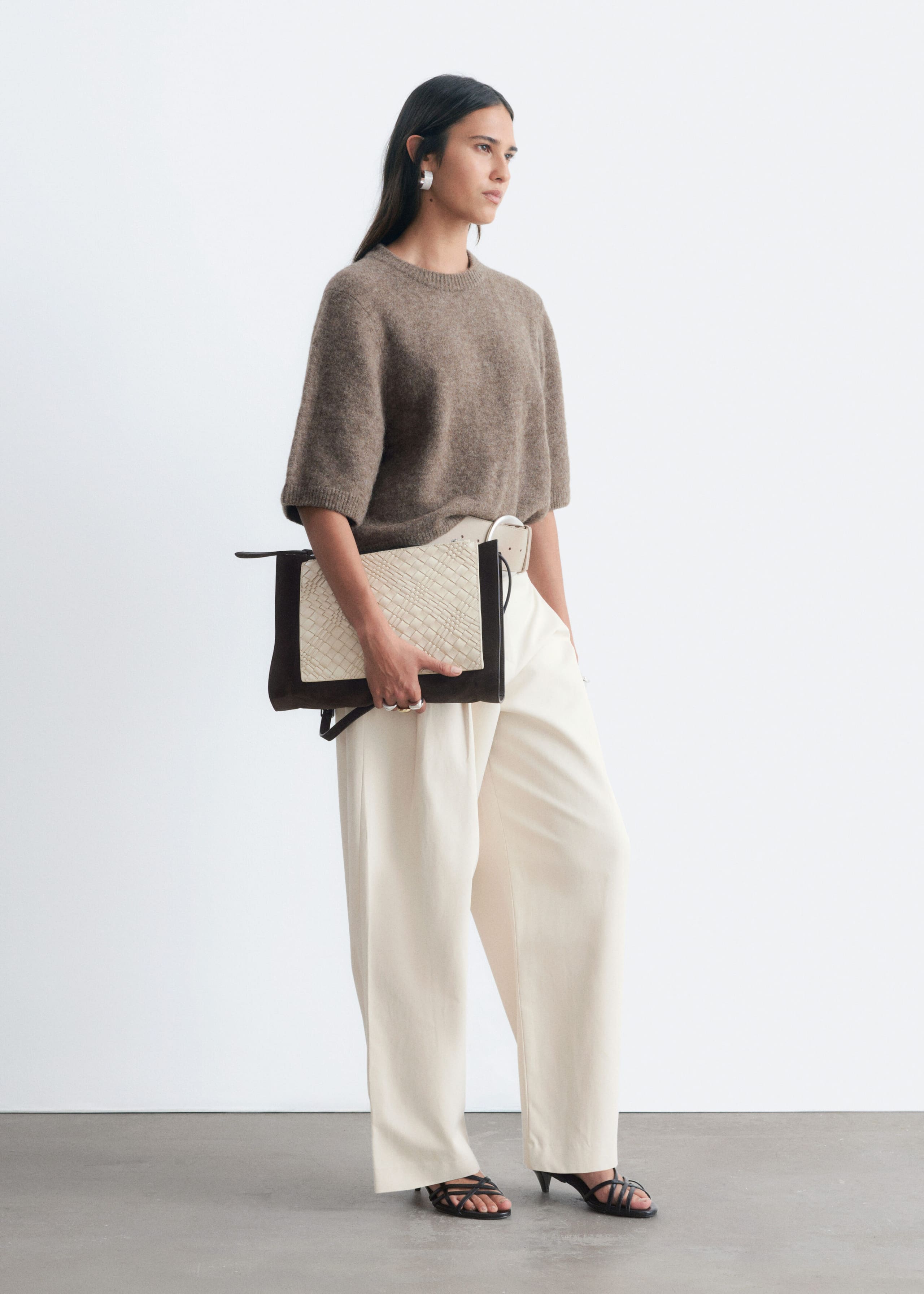 Alpaca-Blend Knitted T-Shirt - Chartreuse - Lookbook