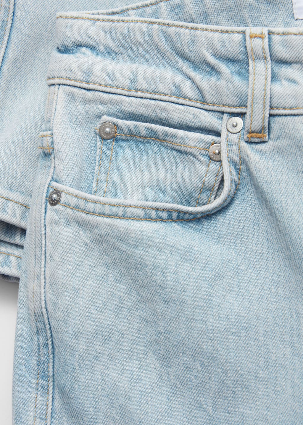 Image of High-Waist Straight-Leg Jeans