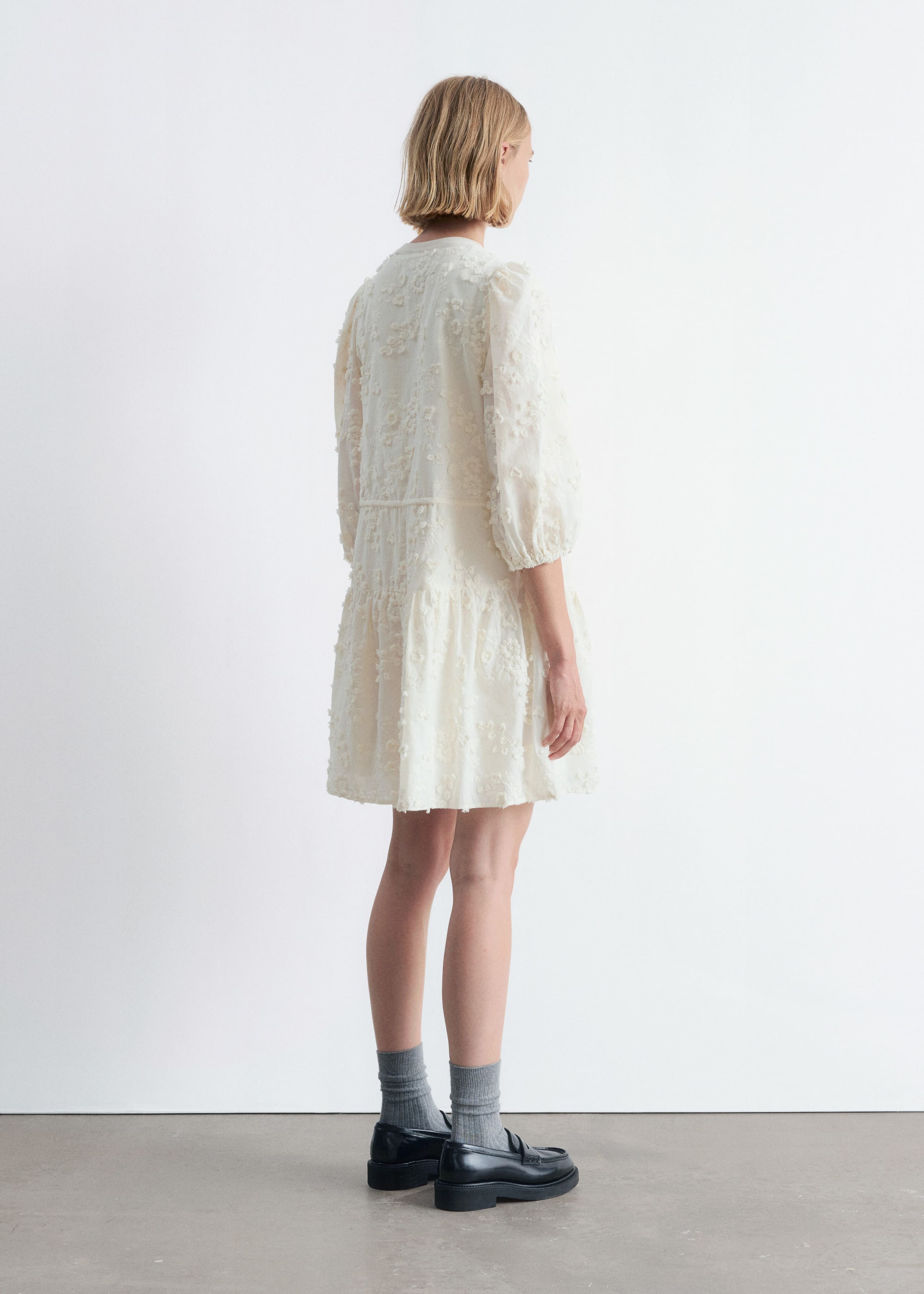 Image of Minikleid mit Stickerei