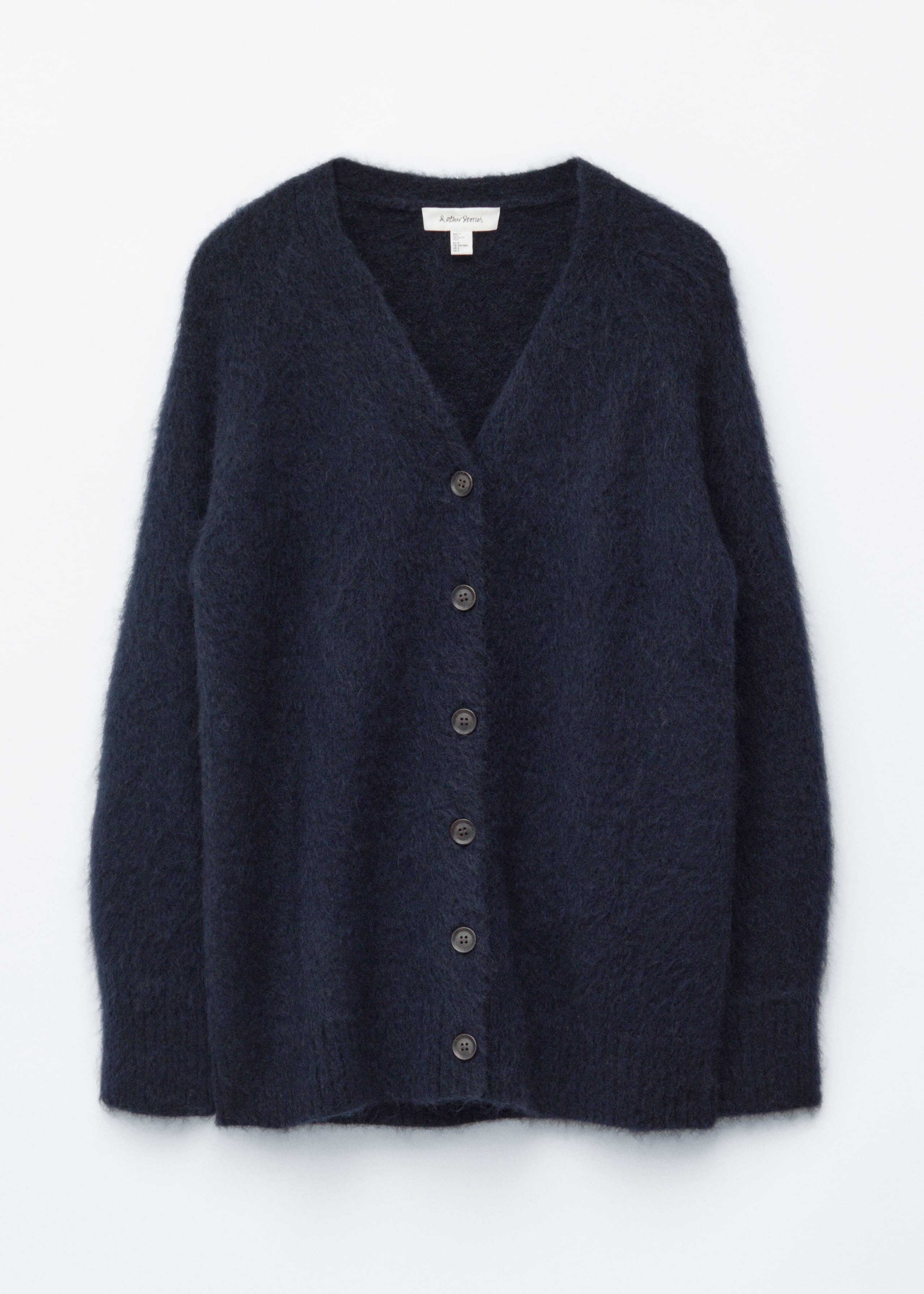 Image of Long Mohair-Blend Cardigan