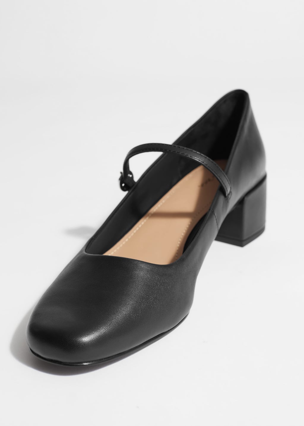Mary-Jane-Pumps aus Leder - Schwarz - Stillleben