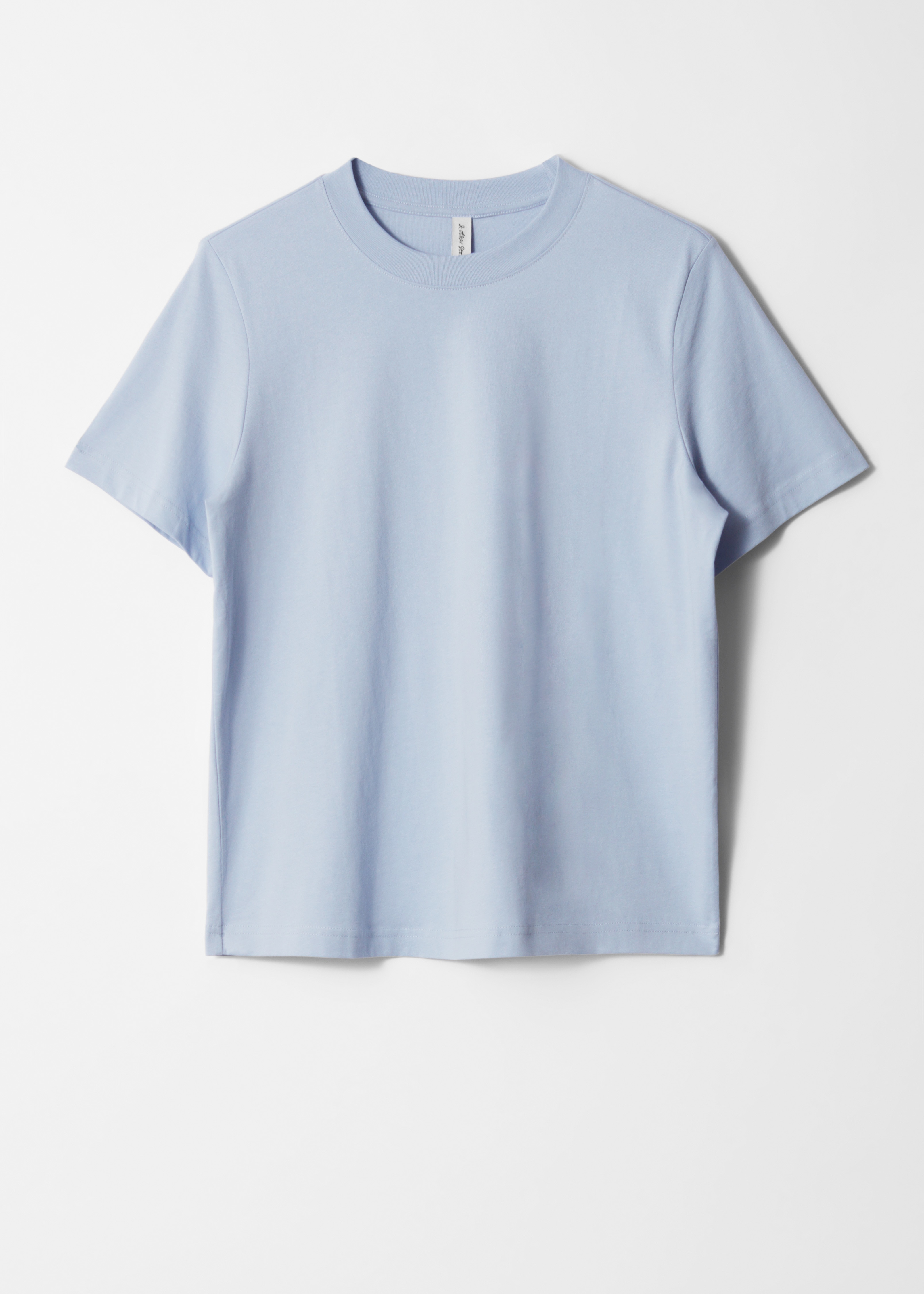 Tričko s kulatým výstřihem - Prašná modrá/Fialová/Růžová/Bílá/Střední modrá/Tmavě šedý melír/Béžová/Světle zelená/Červená/Černá/Light Pink/Krtčí/Mole/Šedá/Tmavě hnědá/Yellow