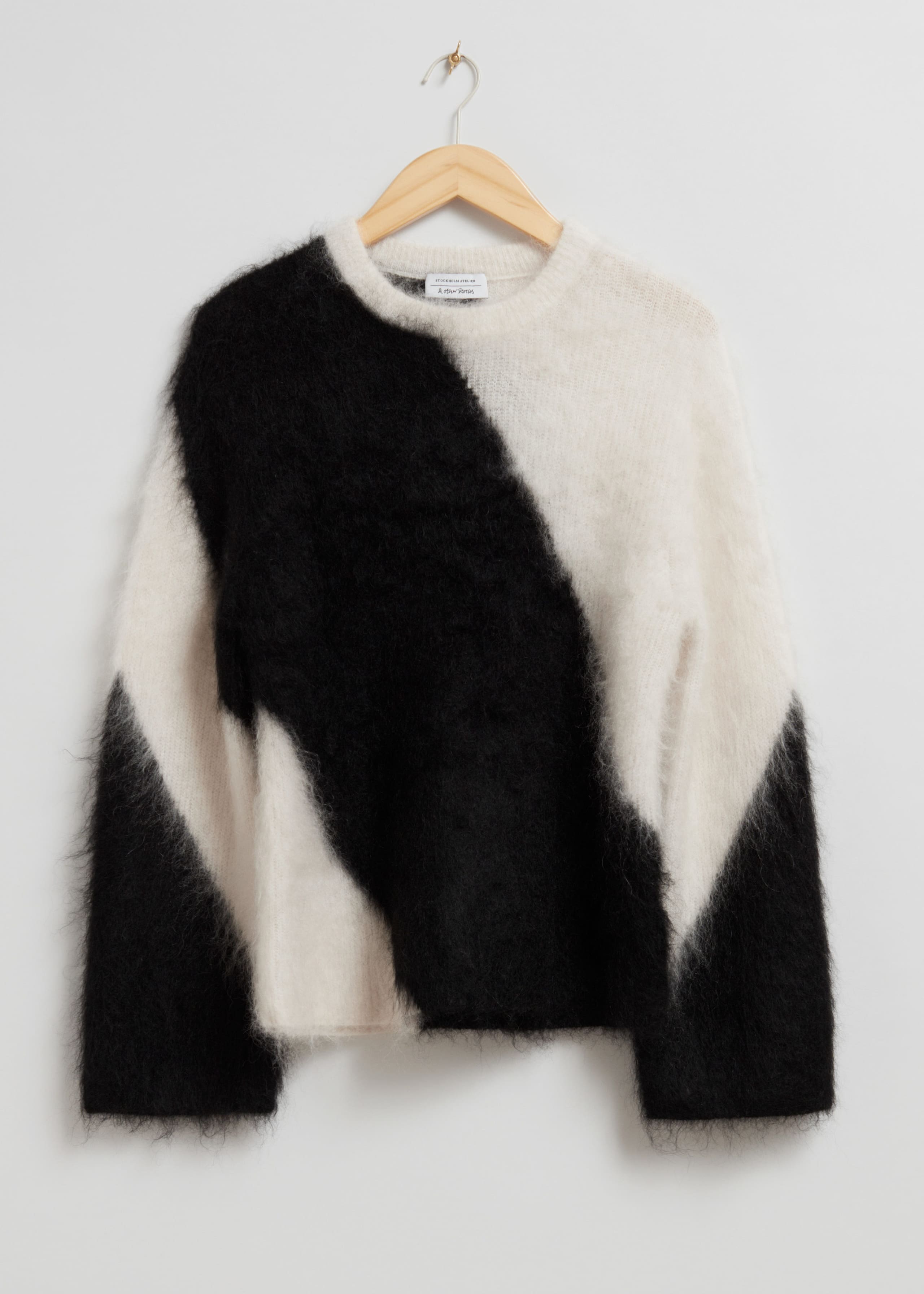 Maglione bicolore - Nero/Bianco - Natura morta