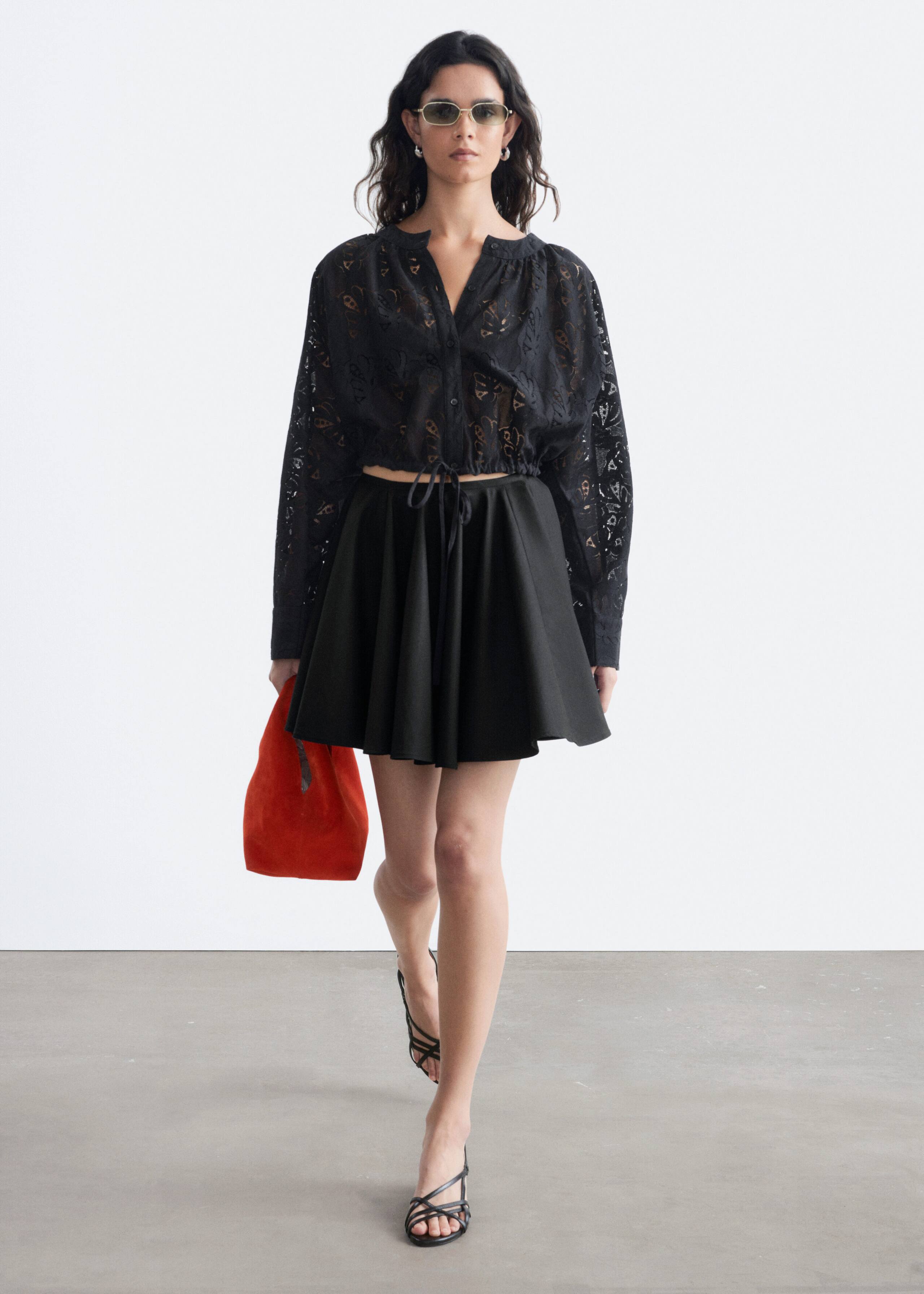 Lace Blouse - White - Lookbook