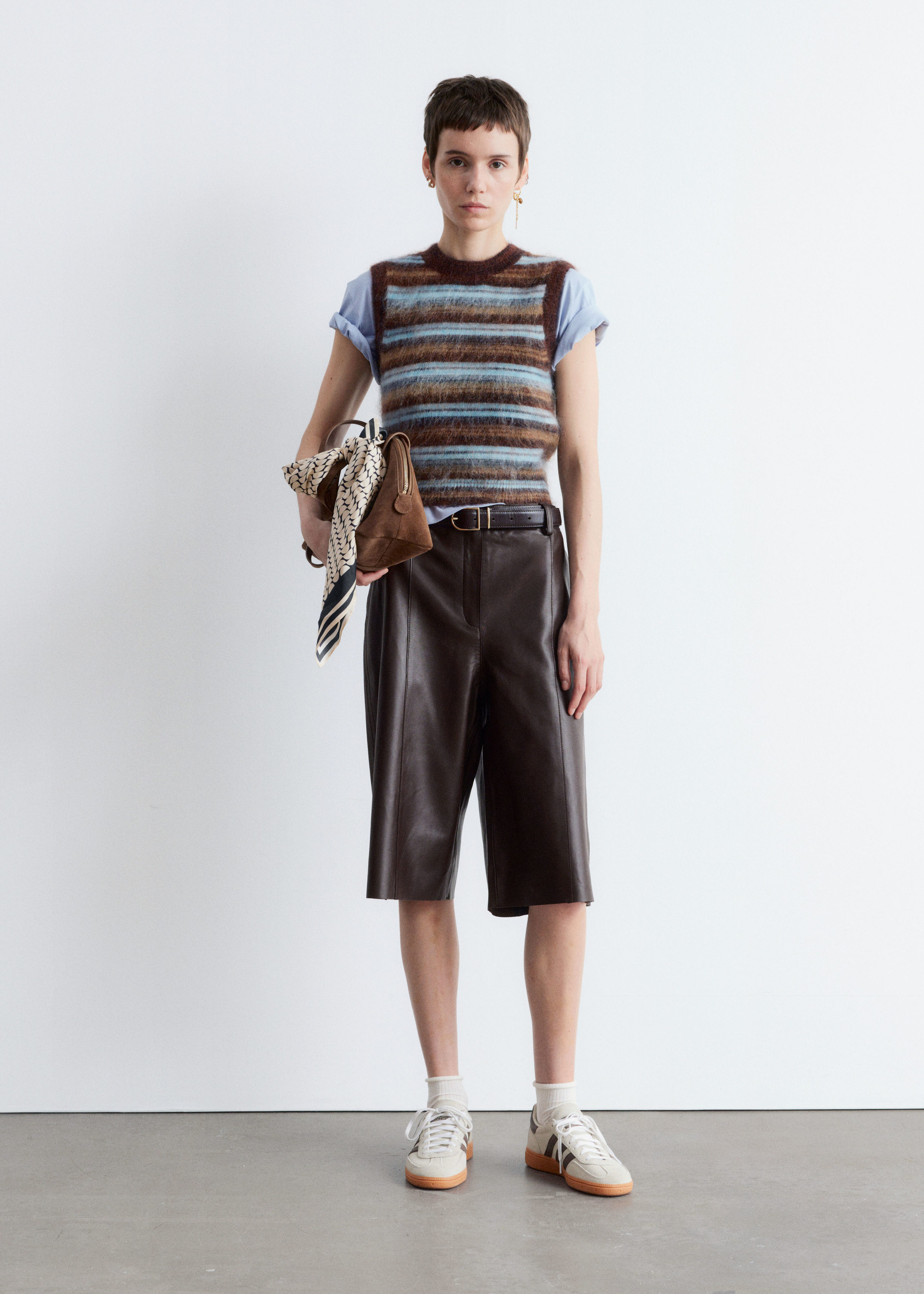 AW24 Main Story Knit Vest - Vanilla 4y