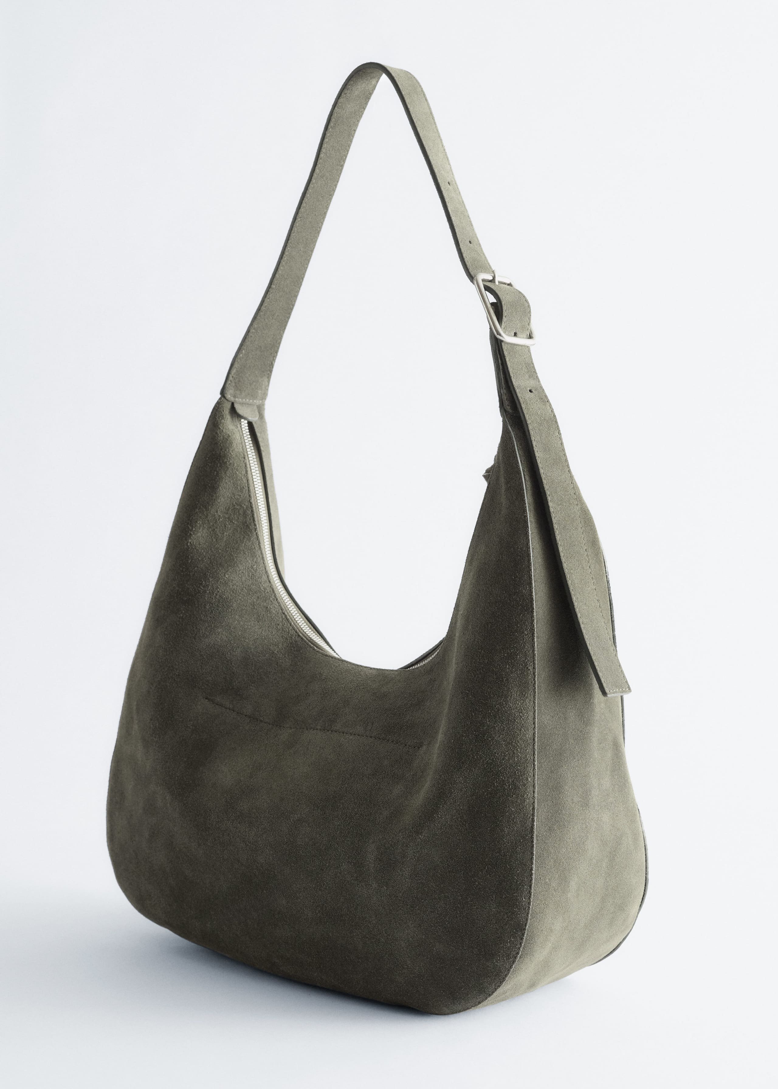 Image of Axelremsväska i mocka