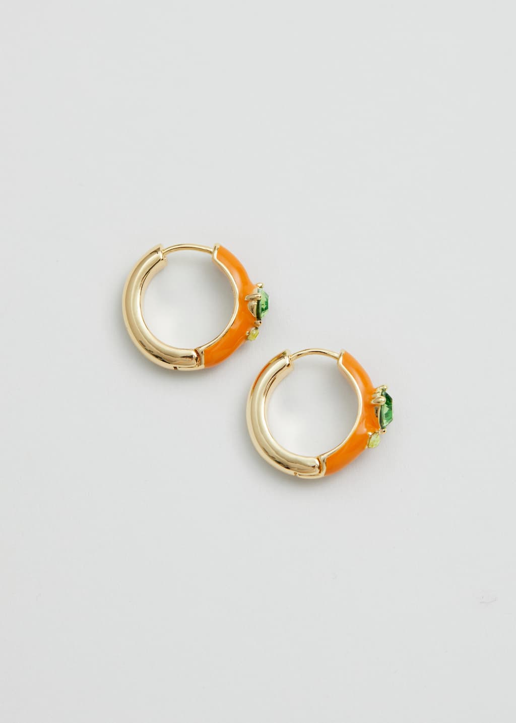 Vibrant Hoop Earrings - Pistachio - Still Life