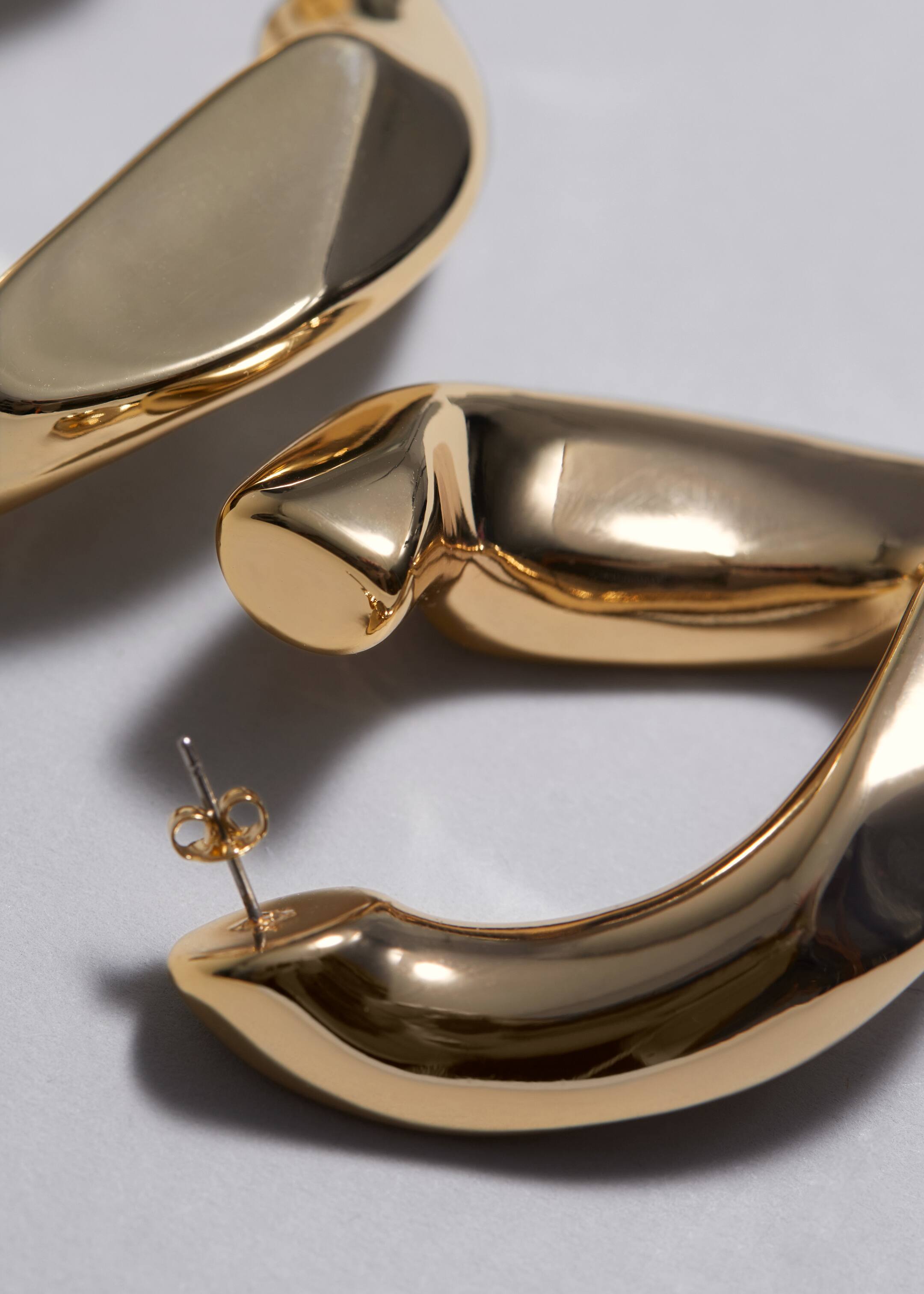 Zobacz większy obraz: Kolczyki koła - Złoty - ONA | H&M PL 3