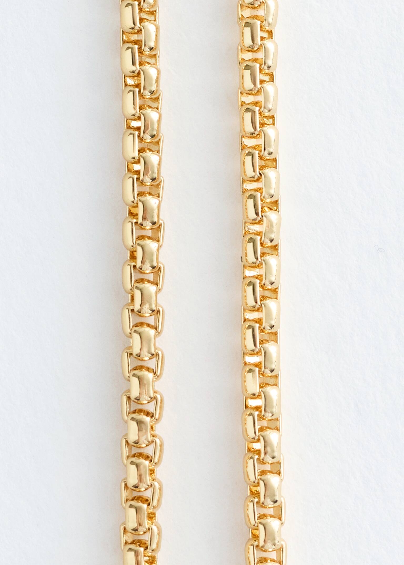 Boucles d’oreilles style bagues à chaîne longue - Doré/Doré/Argenté - 3