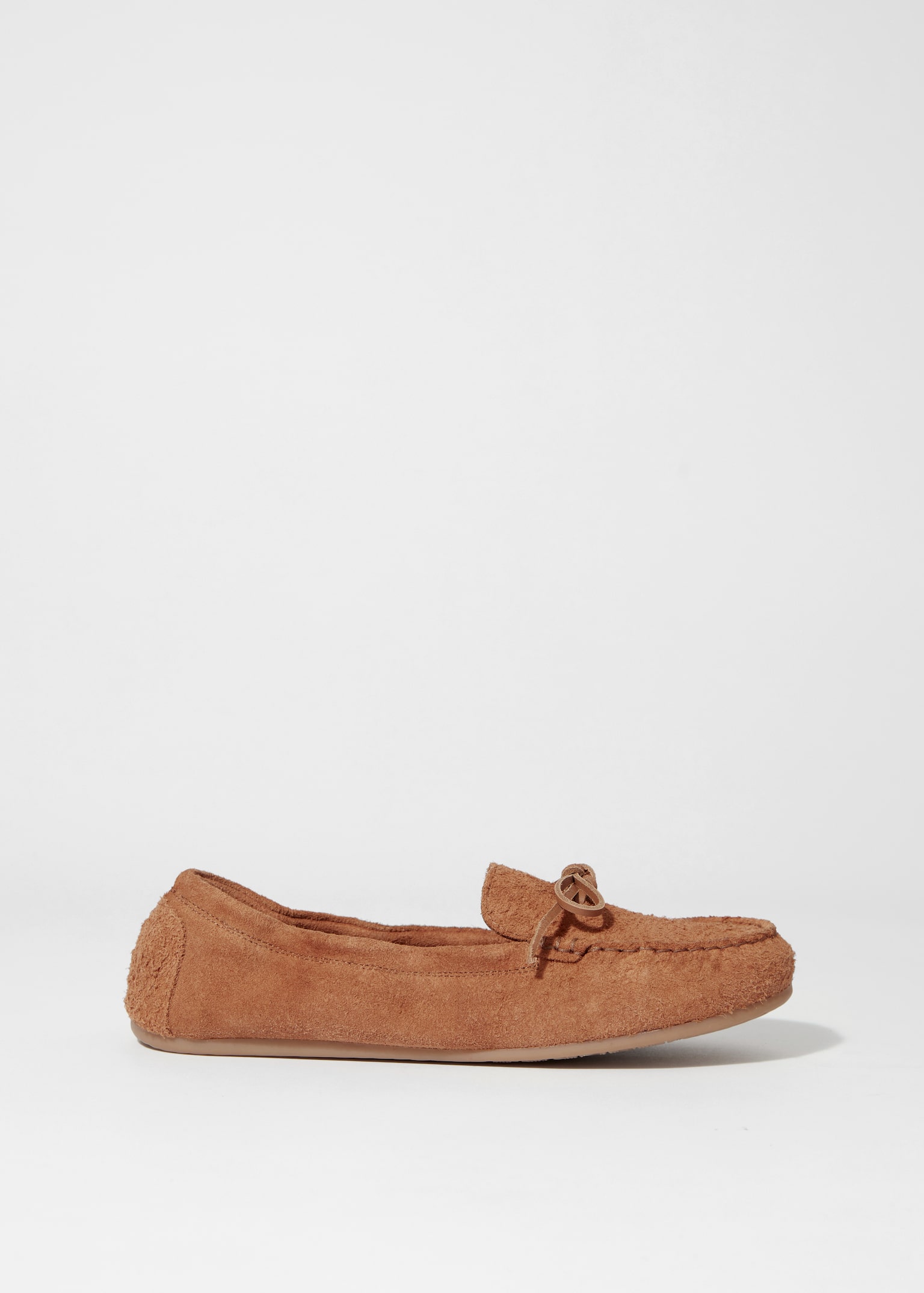 Soft Suede Loafers - Brown